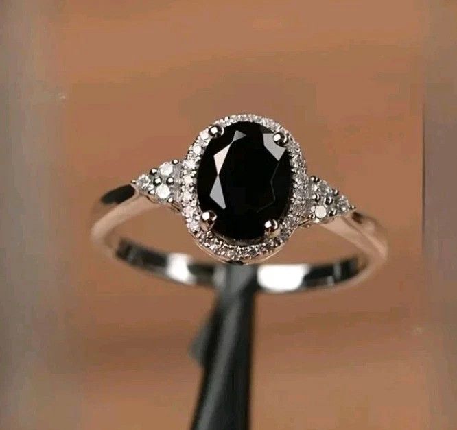 Other Fashion Jewelry Ladies Sapphire Crystal Ring Size 6 Size ONE SIZE - 3 Thumbnail