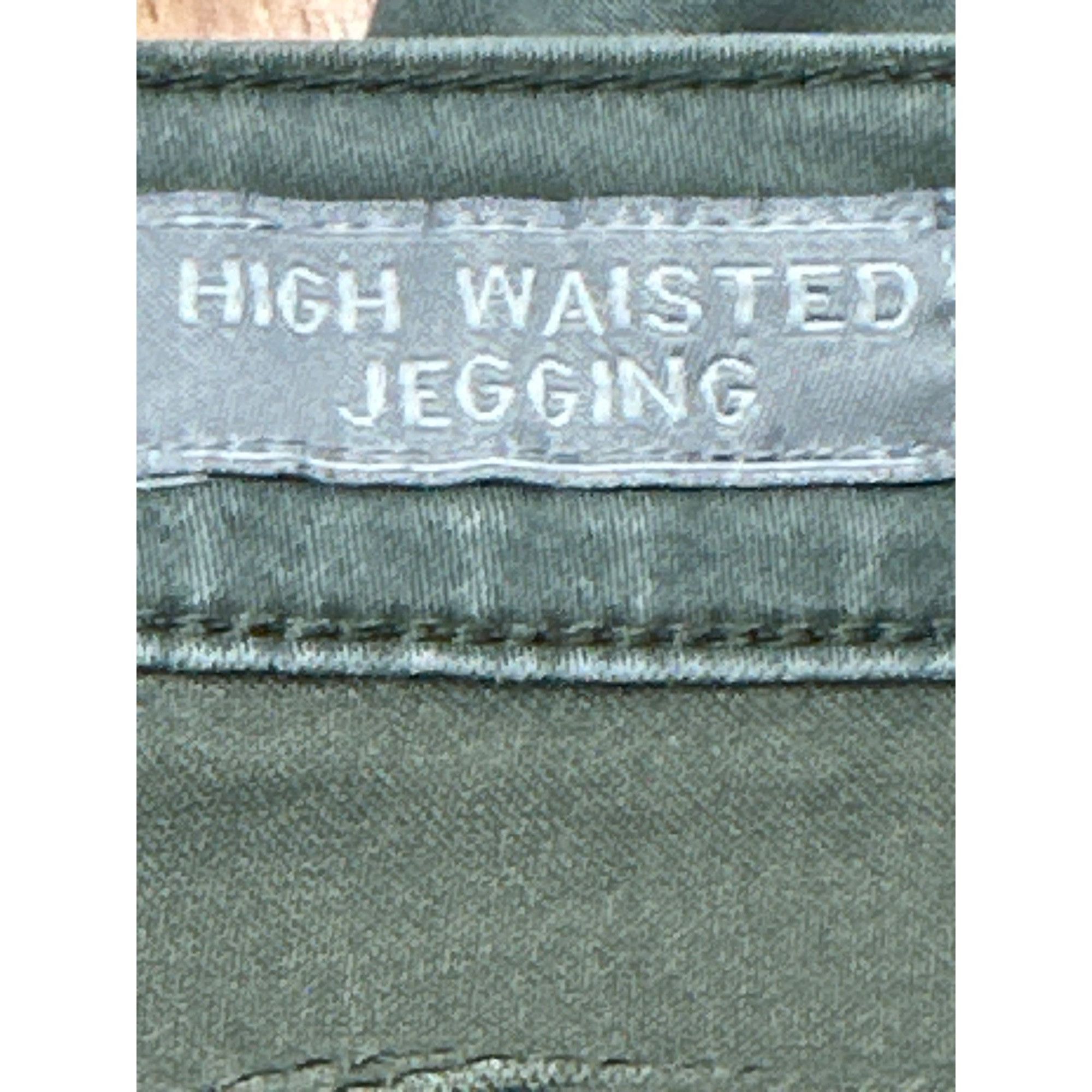 Aeropostale Aeropostale Designed in NYC High Waisted Jegging Green Stret Size 28" / US 6 / IT 42 - 9 Thumbnail