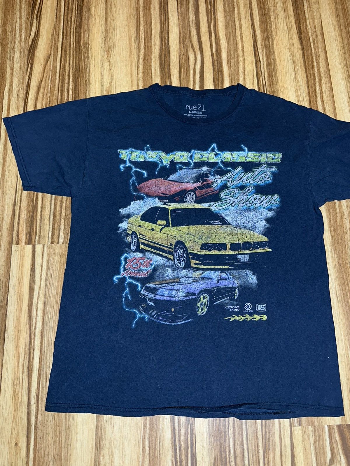rue21 Rue21 Tokyo Classic Auto Show Men's Car Graphic T-Shirt Size US L / EU 52-54 / 3 - 2 Thumbnail