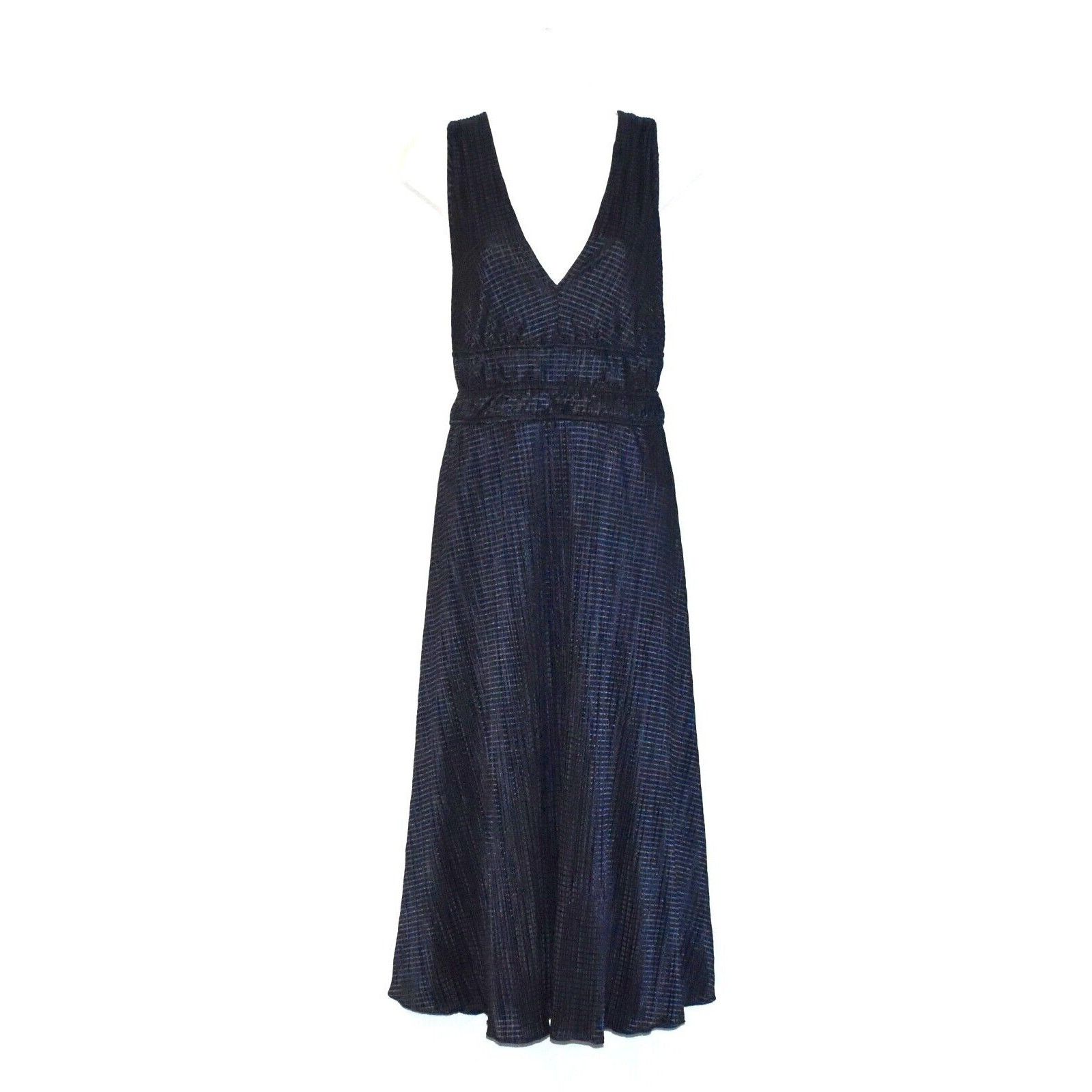 Monique Lhuillier NWT MONIQUE LHUILLIER Night Sky Vneck Sleeveless Dress Sz 16 Size XXL / US 16-18 / IT 52-54 - 1 Thumbnail
