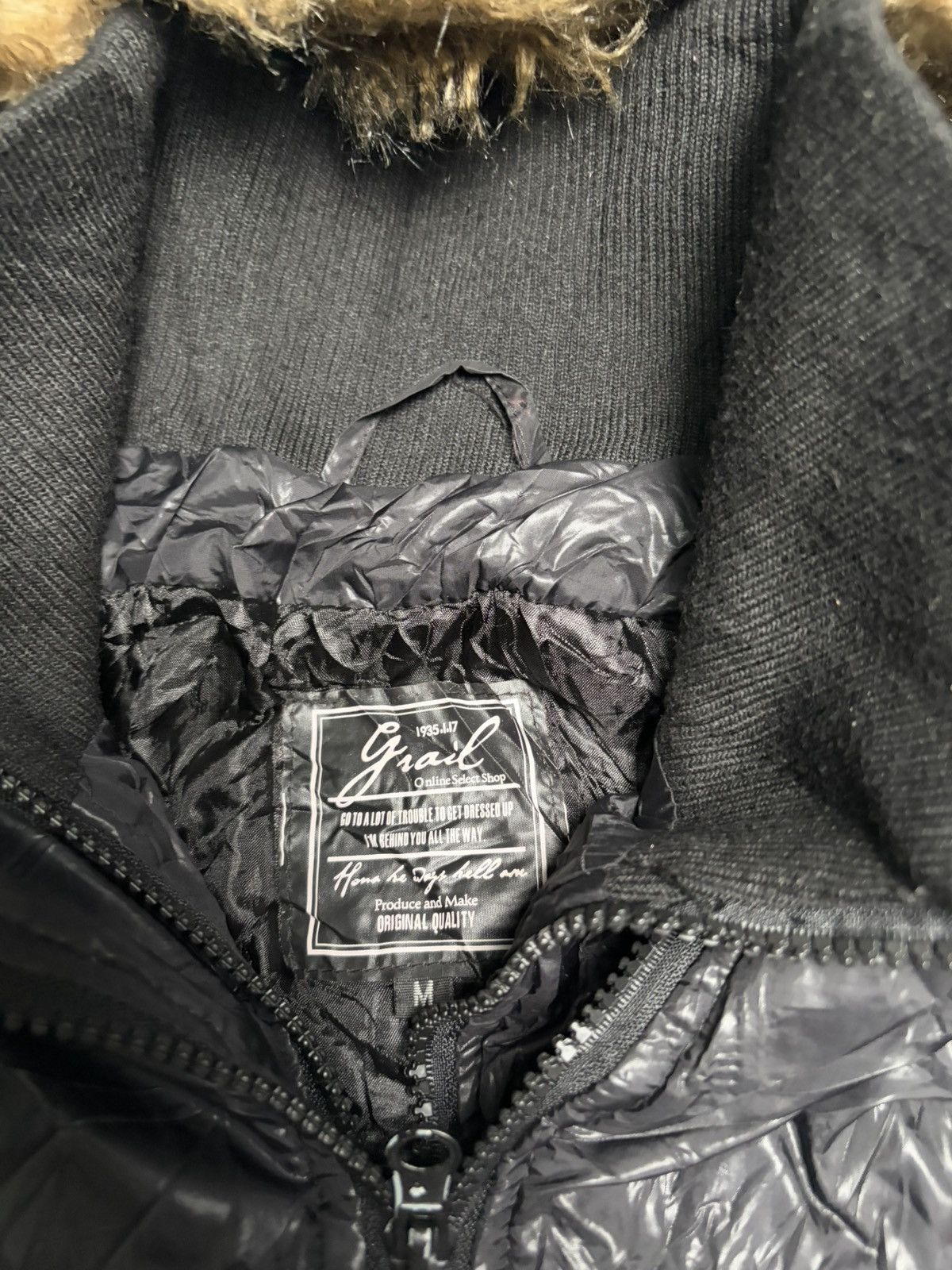 Japanese Brand 2000s Japanese Brand fur puffer winter jacket Size US M / EU 48-50 / 2 - 4 Thumbnail