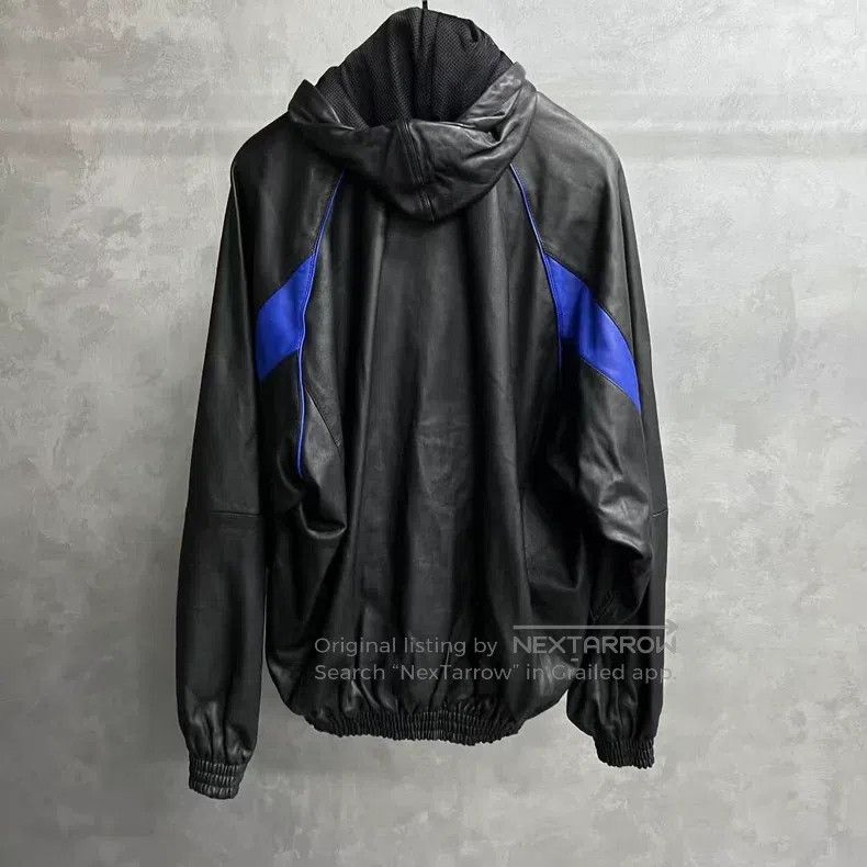 Balenciaga Balenciaga Color Blocked Letter Logo Printed Hooded Leathe Size US M / EU 48-50 / 2 - 2 Thumbnail