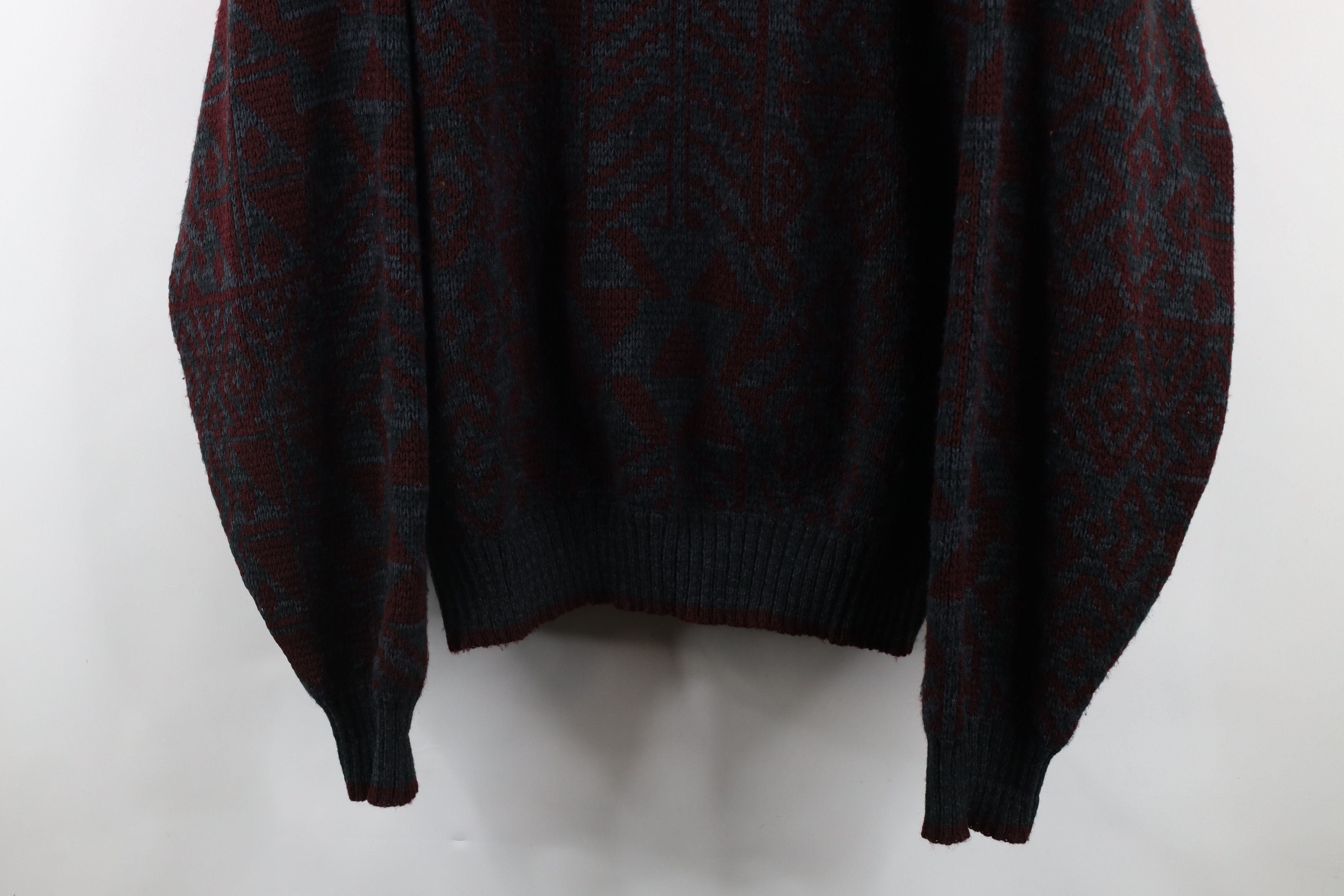 Vintage Vintage 90s Coogi Style Southwestern Knit Cosby Dad Sweater Size US XL / EU 56 / 4 - 3 Thumbnail