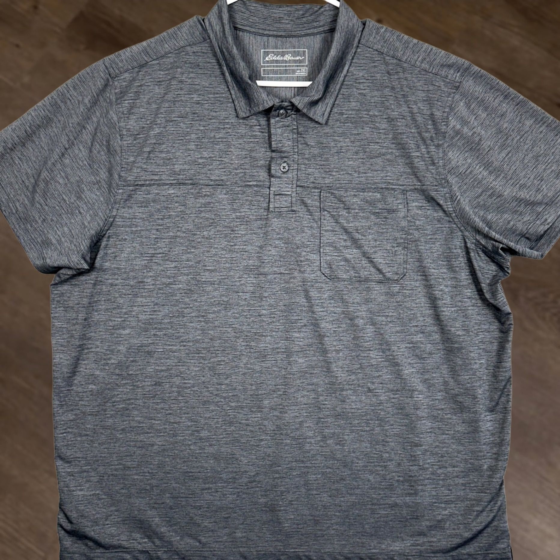 Eddie Bauer Eddie Bauer Polo Shirt Mens 2XL Gray Short Sleeve Golf Breathable Casual Activewear Pencil Pocket EUC Size US XXL / EU 58 / 5 - 1 Thumbnail