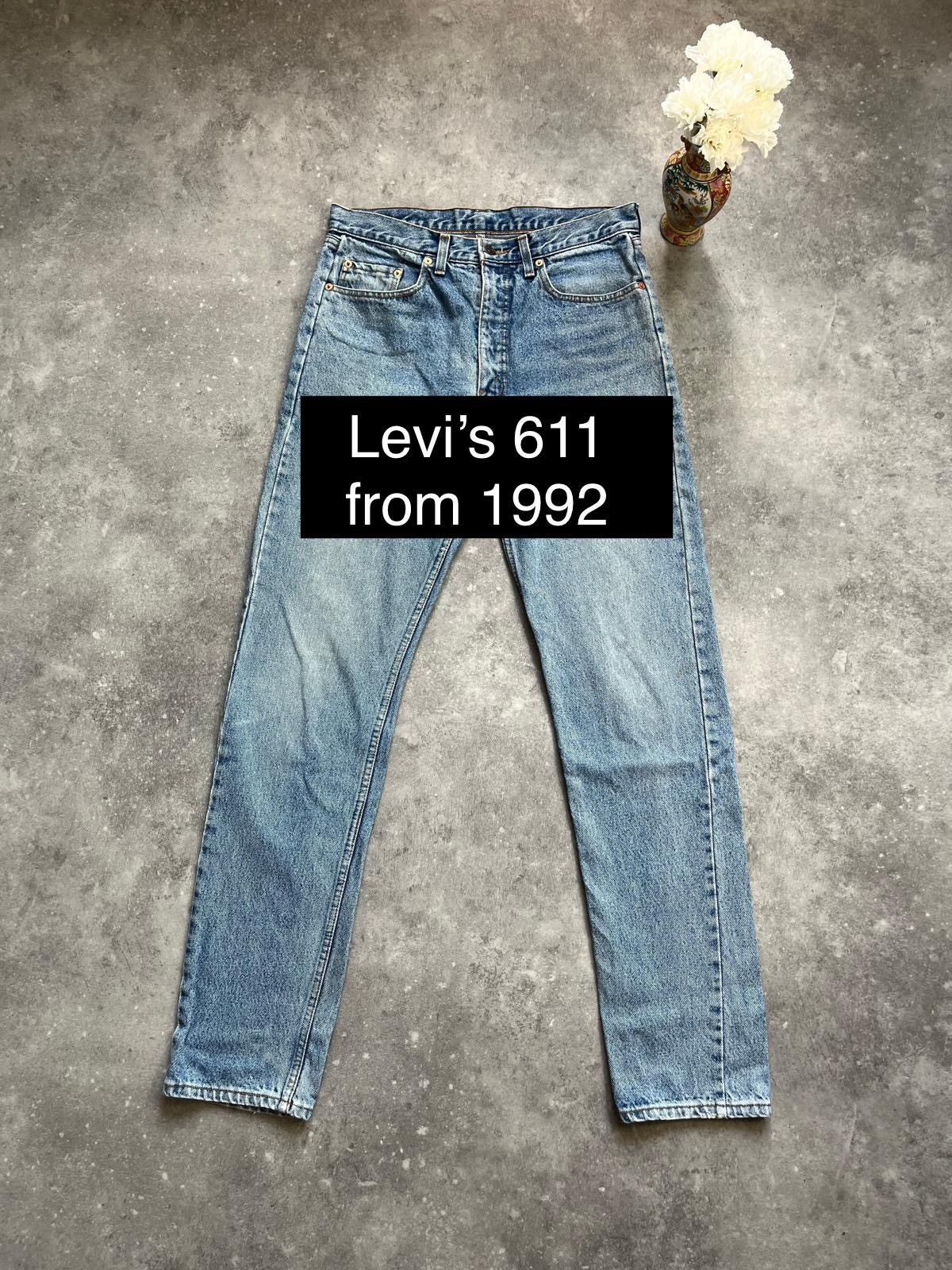 Levi's × Vintage Vintage 1992’ Levi’s 611 Slim Retro Black Label Size US 32 / EU 48 - 1 Thumbnail
