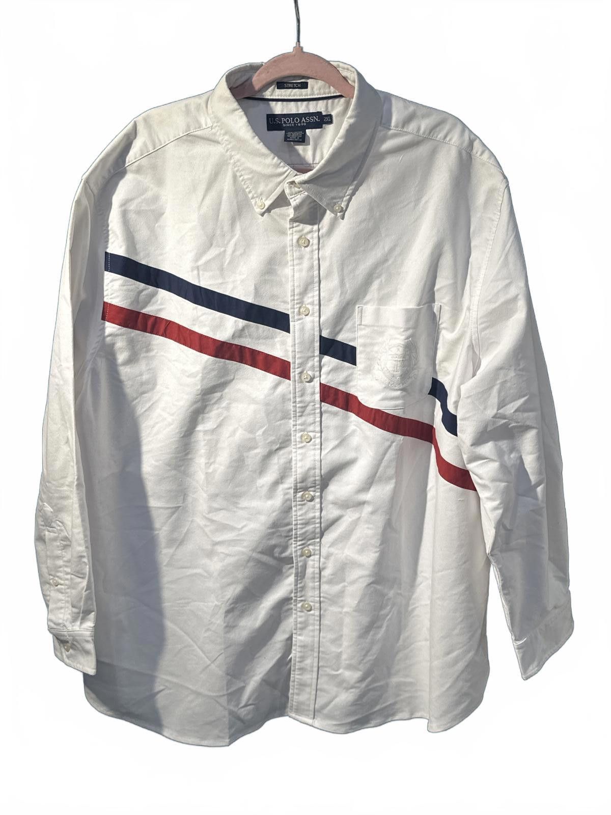 U.S. Polo Assn. Men’s 2XL U.S. Polo Association Long Sleeve Button-Up Size US XXL / EU 58 / 5 - 1 Thumbnail