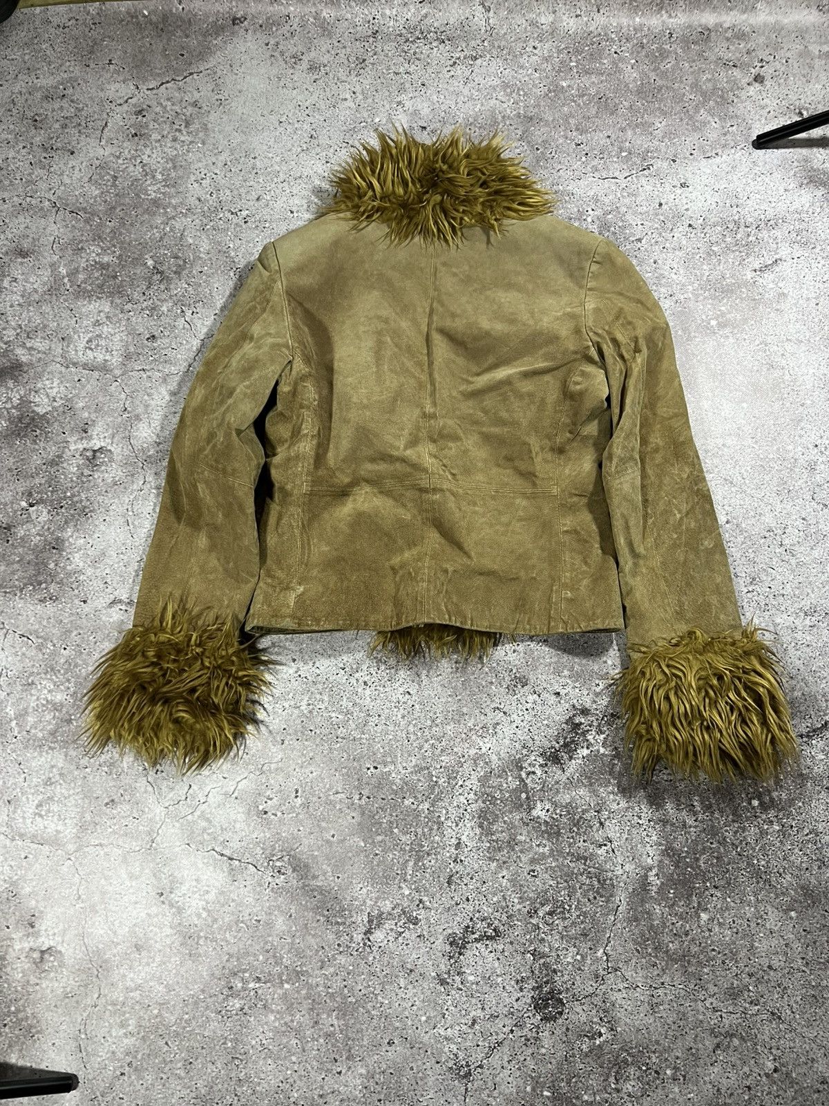 Japanese Brand 🔥Sick Y2K If Six Was Nine Style Suede Laces Up Fur Jacket Size M / US 6-8 / IT 42-44 - 6 Thumbnail