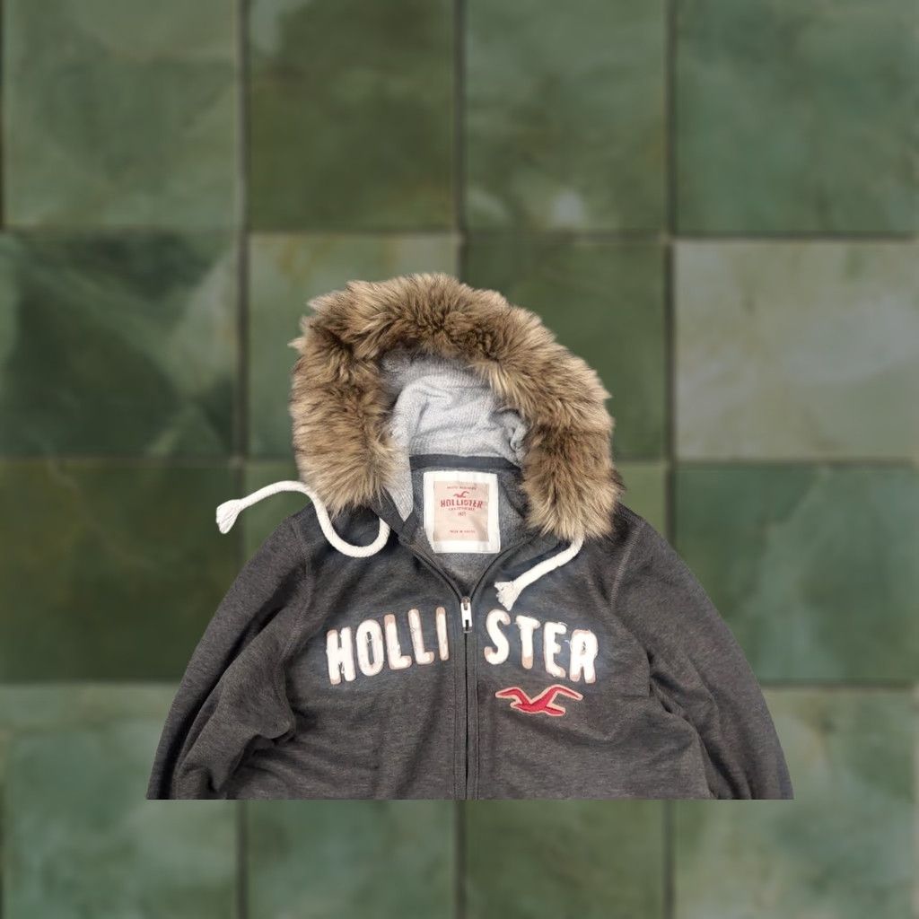 Streetwear × Vintage Vintage Y2K DC Zip Fur Hoodie LGB Style | Grailed