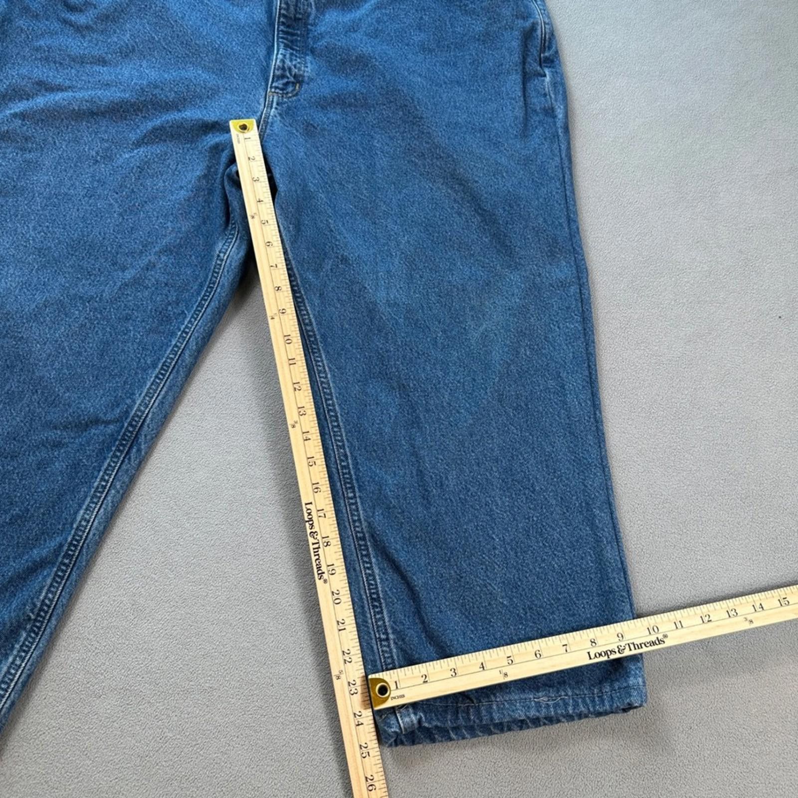 Carhartt Carhartt Jeans 50x30 Relaxed Fit Mens Blue Medium Wash Size US 44 / EU 60 - 4 Thumbnail
