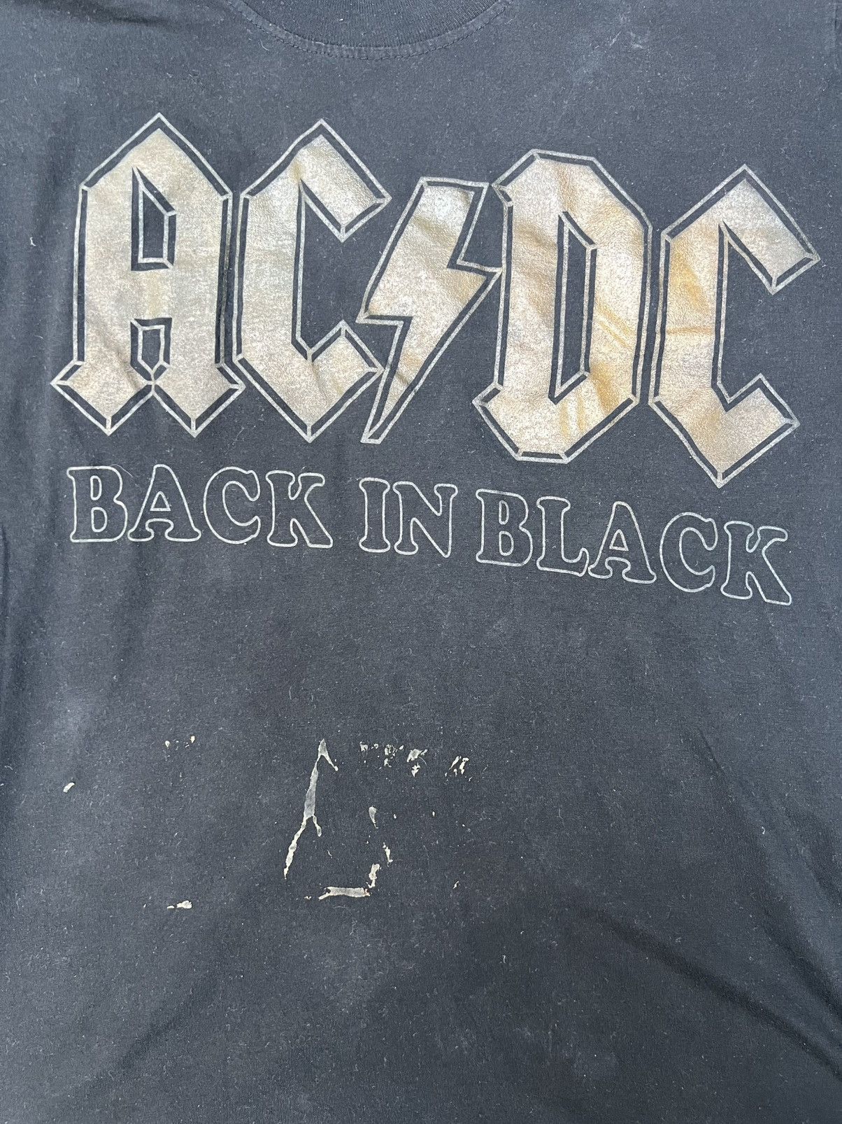 Vintage AC/DC tshirt vintage 90s Size US XL / EU 56 / 4 - 2 Thumbnail