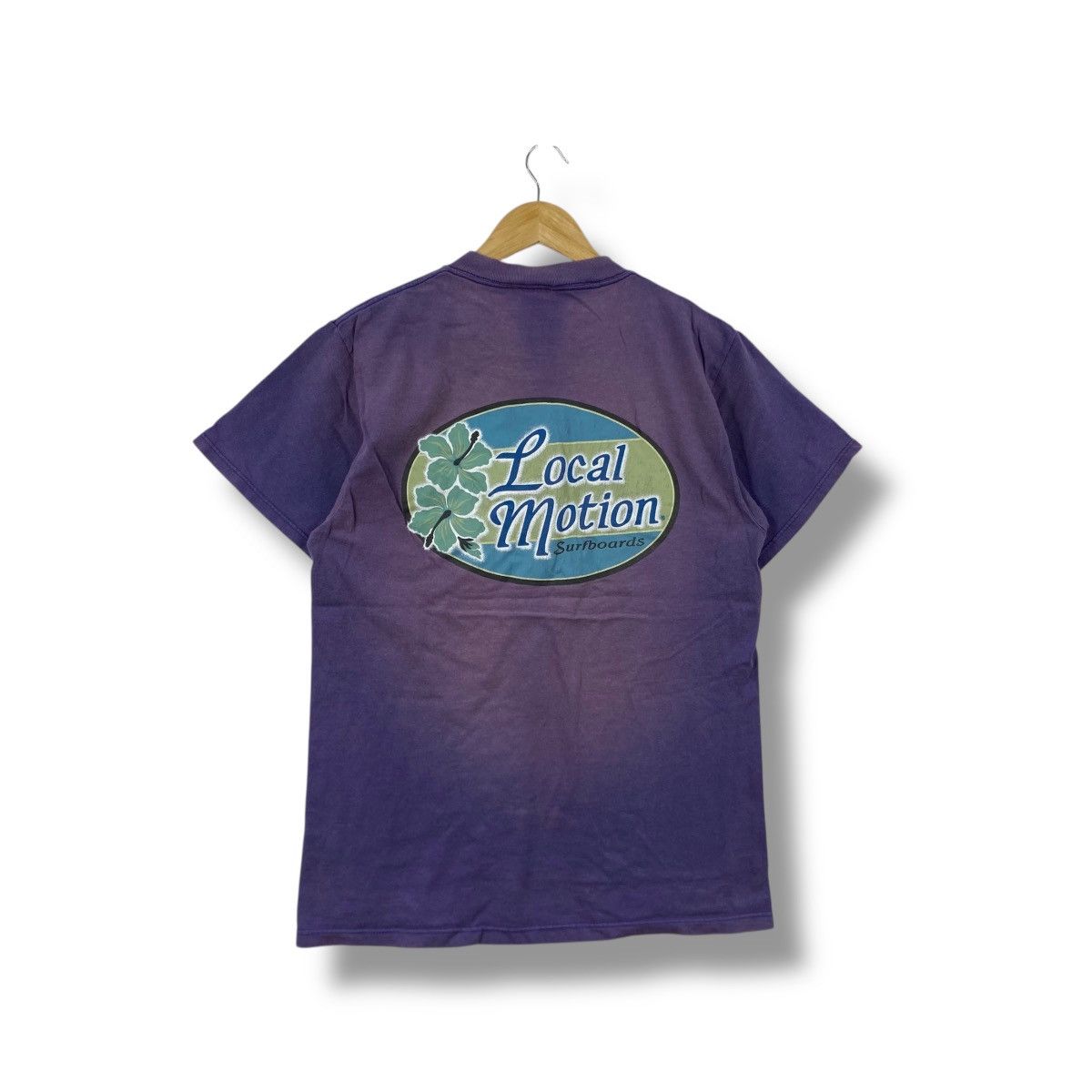 Other Vintage 90's LOCAL MOTION SURFBOARDS Faded Surf Tee Shirt Size US M / EU 48-50 / 2 - 1 Thumbnail