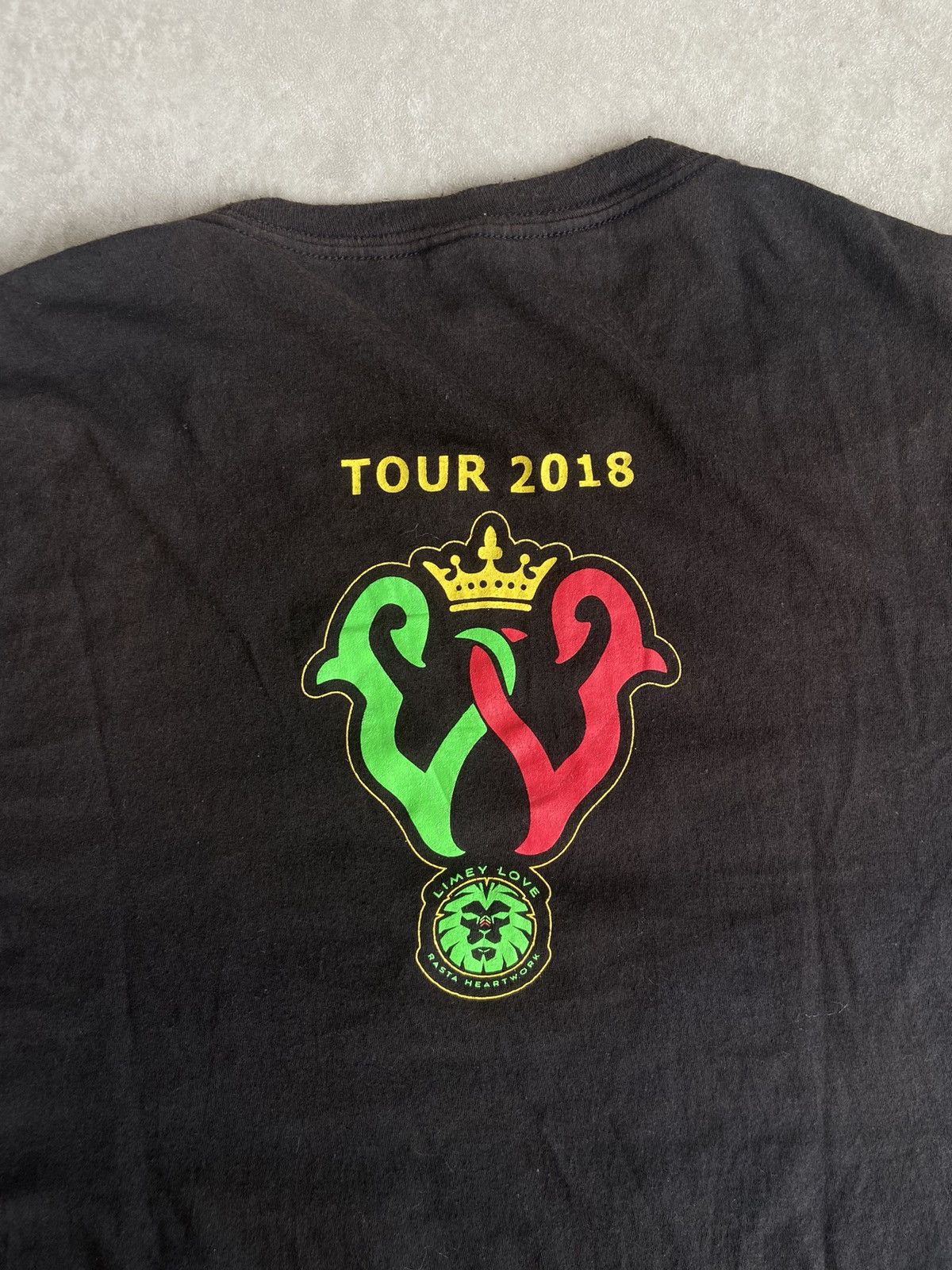 Bob Marley × Vintage RARE The Wailers Concert Tee Tour 2018 Size US M / EU 48-50 / 2 - 7 Thumbnail