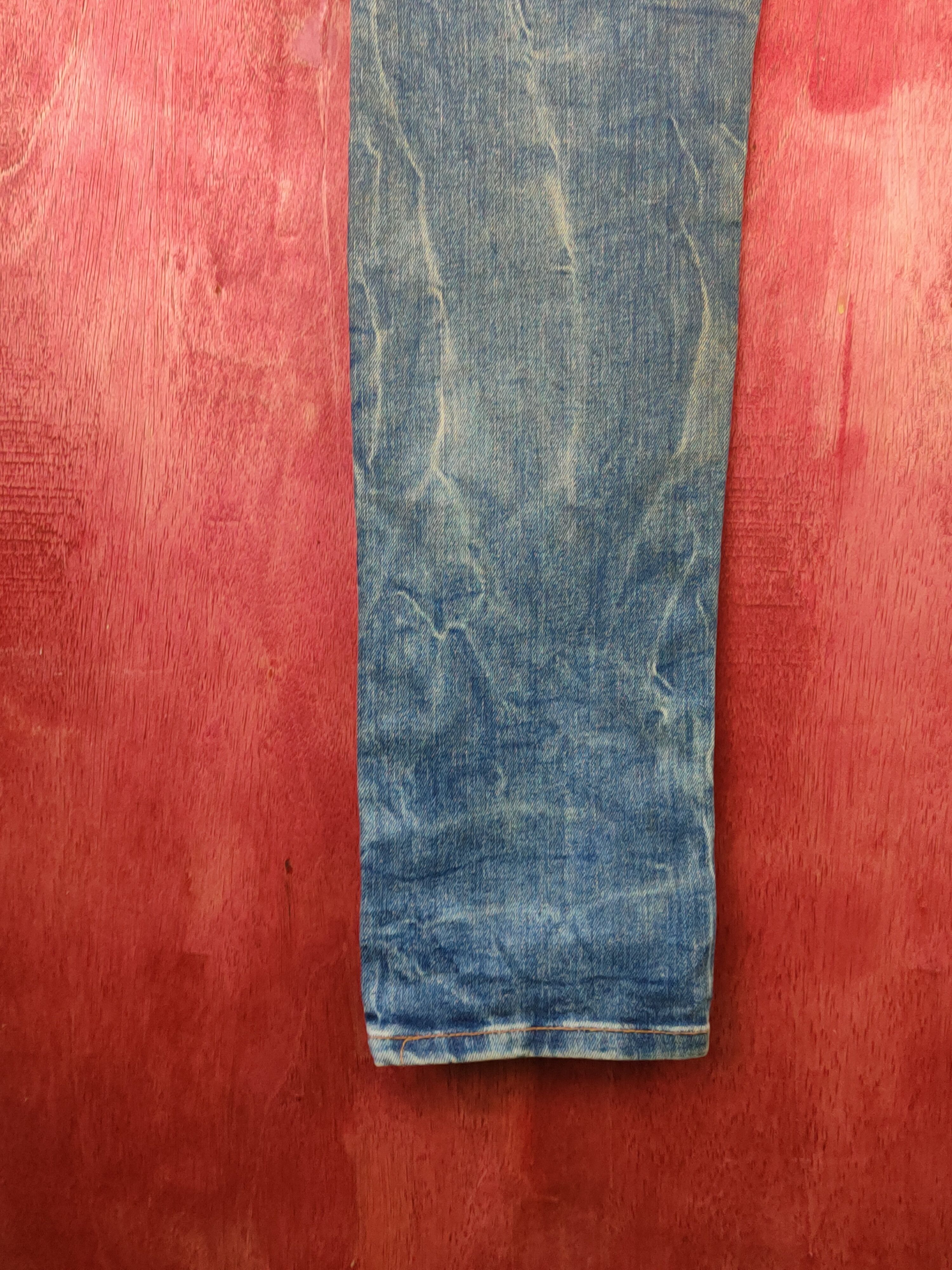 Japanese Brand Zara Man vintage Blue Faded Distressed jeans Denim #S1532 Size US 31 - 11 Thumbnail