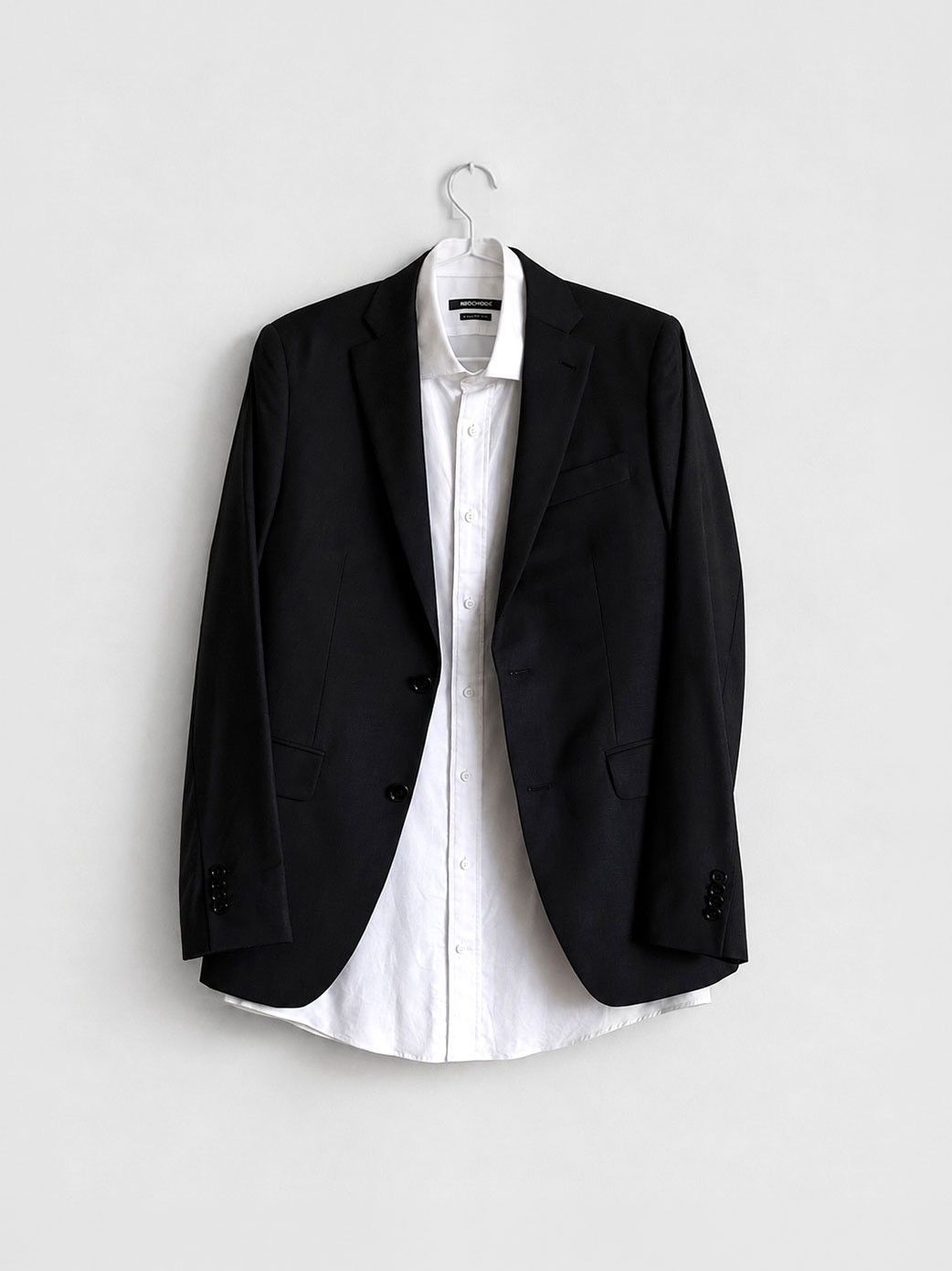 Indochino Indochino Custom Tailored Dark Gray Suit & White Shirt New Size 38R - 2 Thumbnail