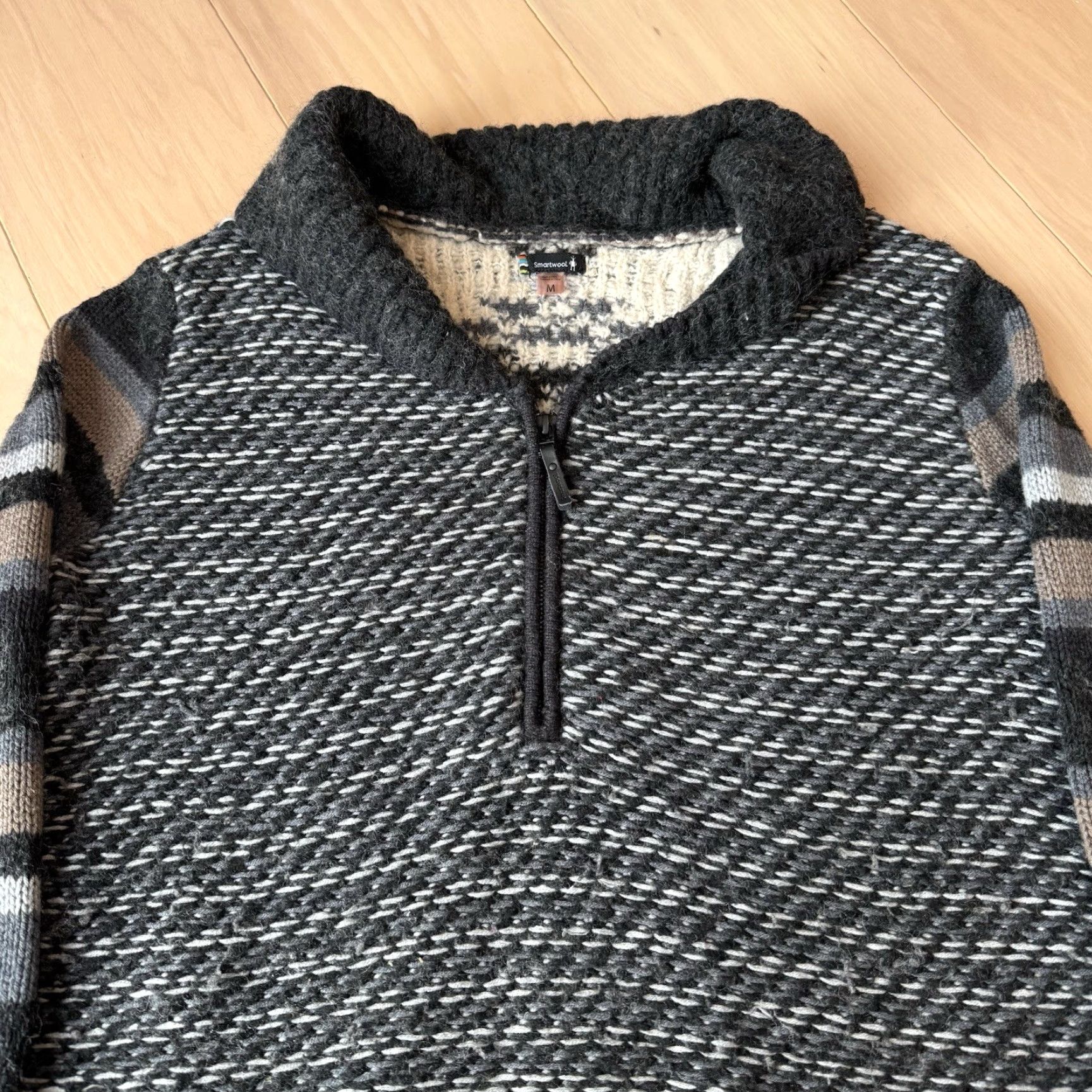 Smartwool Smartwool CHUP Potlach 1/2 Zip Sweater Women's M Multicolor Wool Outerwear Size M / US 6-8 / IT 42-44 - 3 Thumbnail
