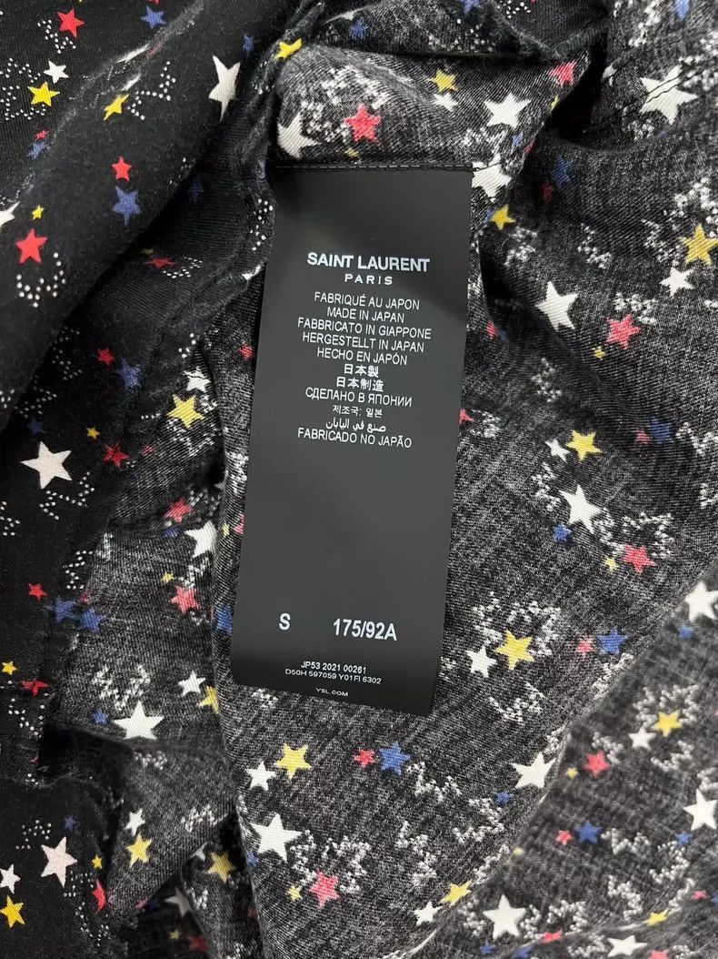 Saint Laurent Paris saint laurent floral long sleeve shirt-2507 Size US S / EU 44-46 / 1 - 9 Thumbnail