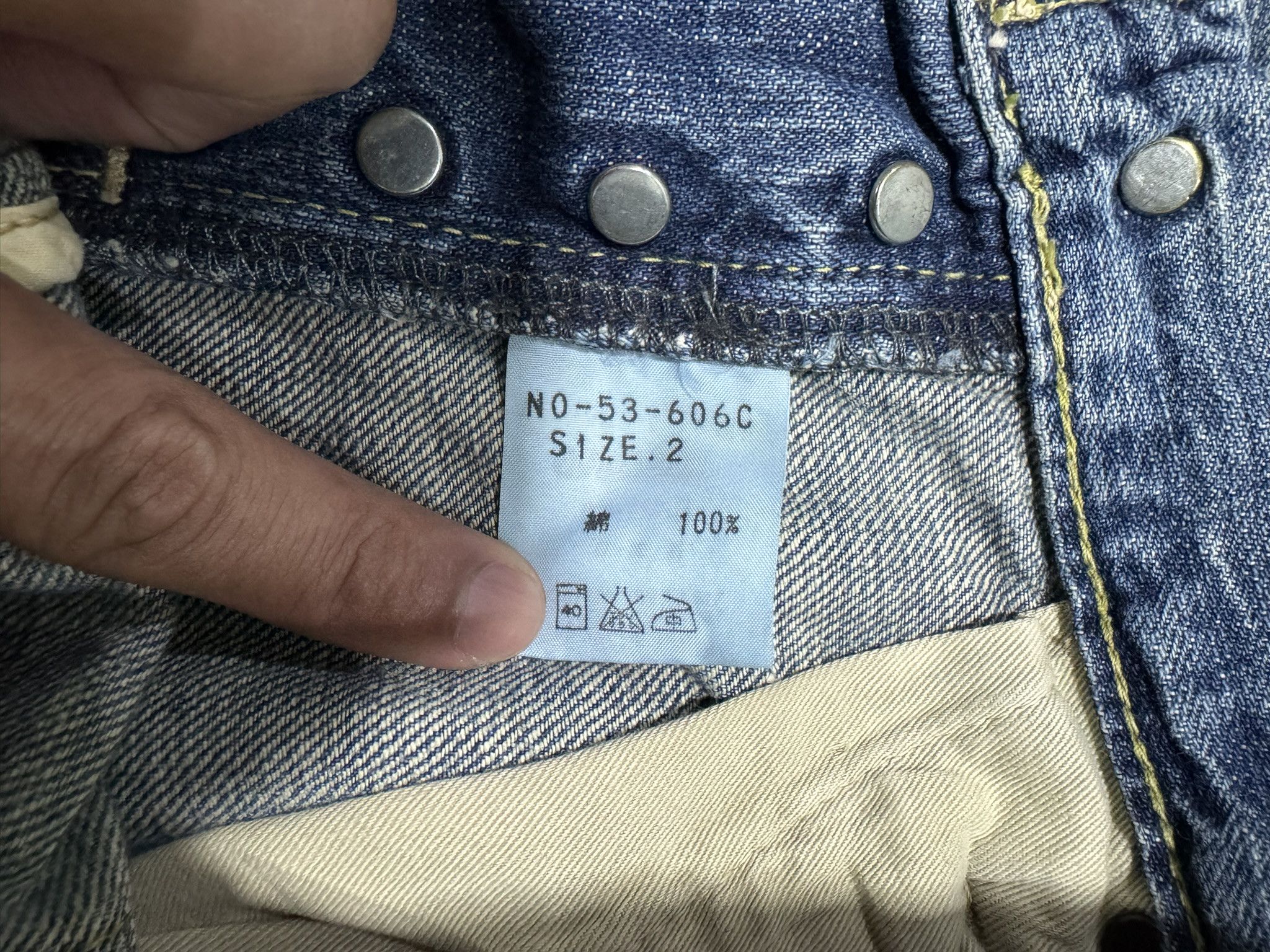 Japanese Brand × OMNIGOD × Vintage Vintage Omnigod Selvedge Distressed Jeans Real Mccoy Size US 30 / EU 46 - 8 Thumbnail