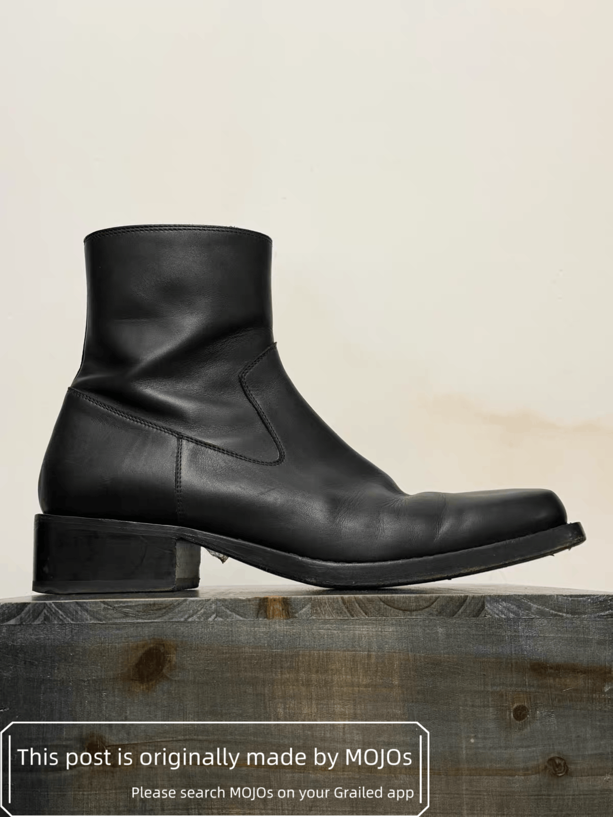 Ann Demeulemeester Sz 44 Ann Demeulemeester Square Combat Boots mojos3221 Size US 11 / EU 44 - 2 Thumbnail