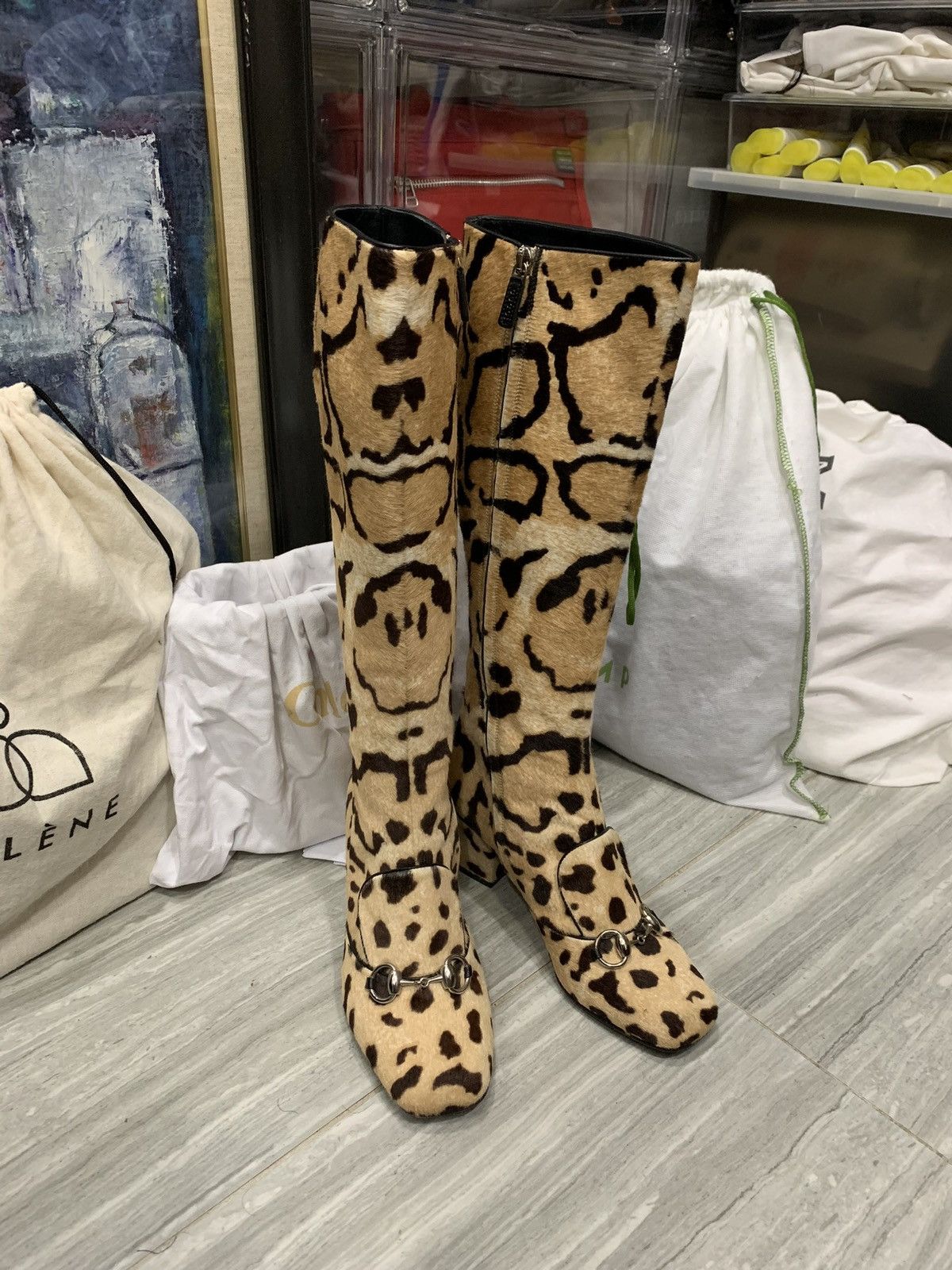 Gucci Gucci leopard Size US 7 / IT 37 - 5 Thumbnail