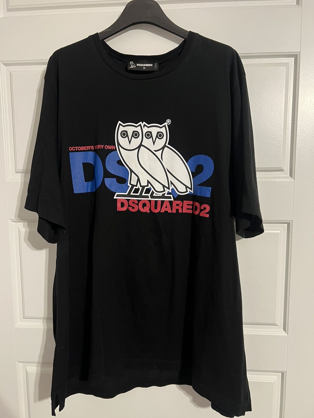 Image of Dsquared2 X Ovo Collab in Black, Men's (Size XL)