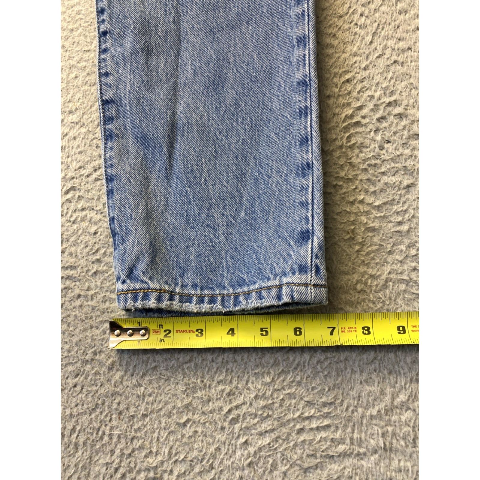 Levi's Levi's Jeans Slim 28x31.5 Regular Light Wash Blue Denim 500 Series 511 Mens Slim Fit Zipper Closure Size US 28 / EU 44 - 7 Thumbnail