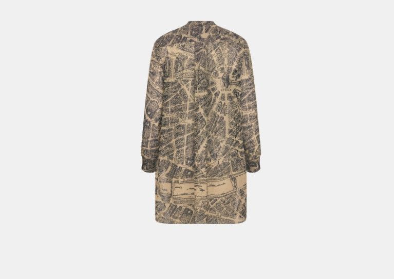 Dior o1w1db10425 351B54A Long Blouse in Black & Beige Size S / US 4 / IT 40 - 2 Thumbnail