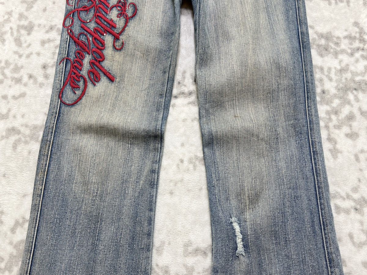 Southpole Vintage Southpole Y2K Flared Tribal Embroidery Denim Size US 29 - 6 Thumbnail