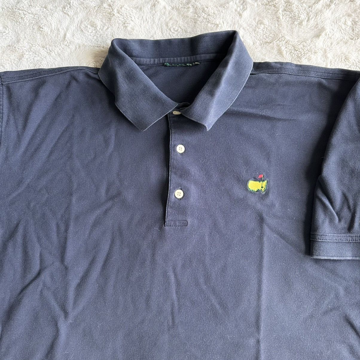 The Masters Vintage Masters Polo Shirt Mens XL Navy Blue Golf Augusta Size US XL / EU 56 / 4 - 4 Thumbnail