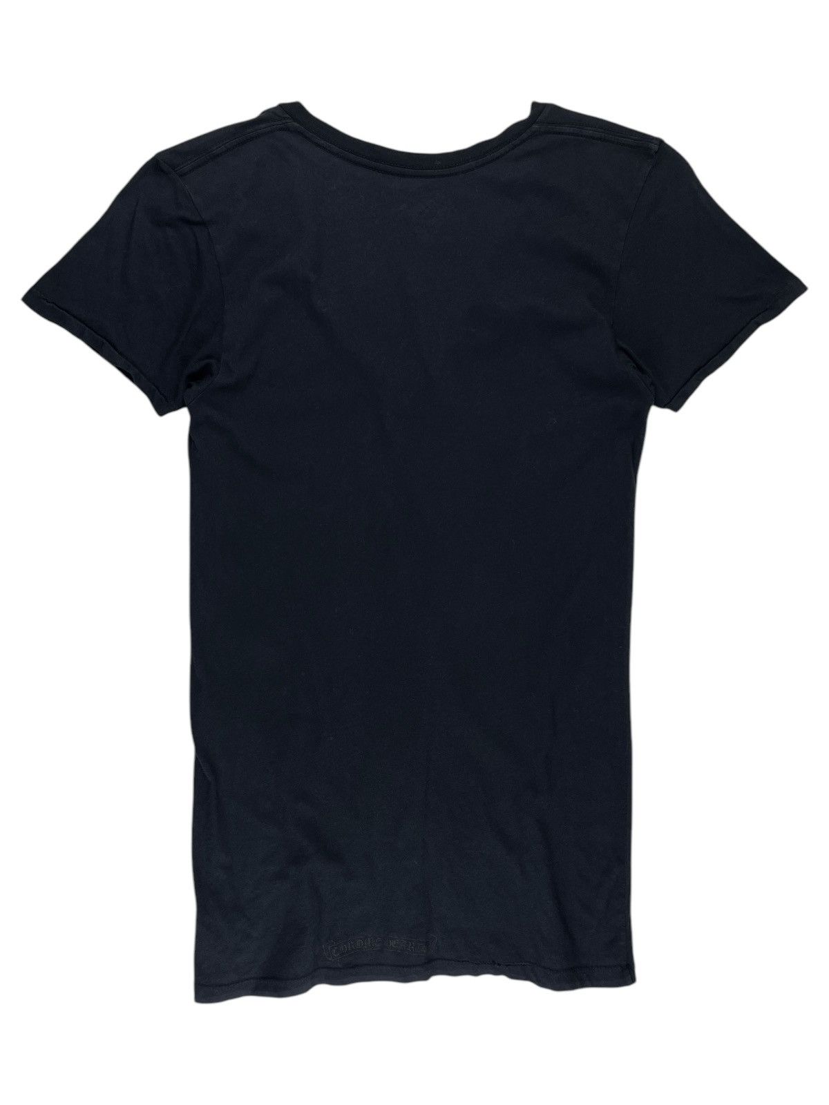 Chrome Hearts Chrome Hearts Vintage Scroll Logo Women’s V Neck Tshirt Size S / US 4 / IT 40 - 2 Thumbnail
