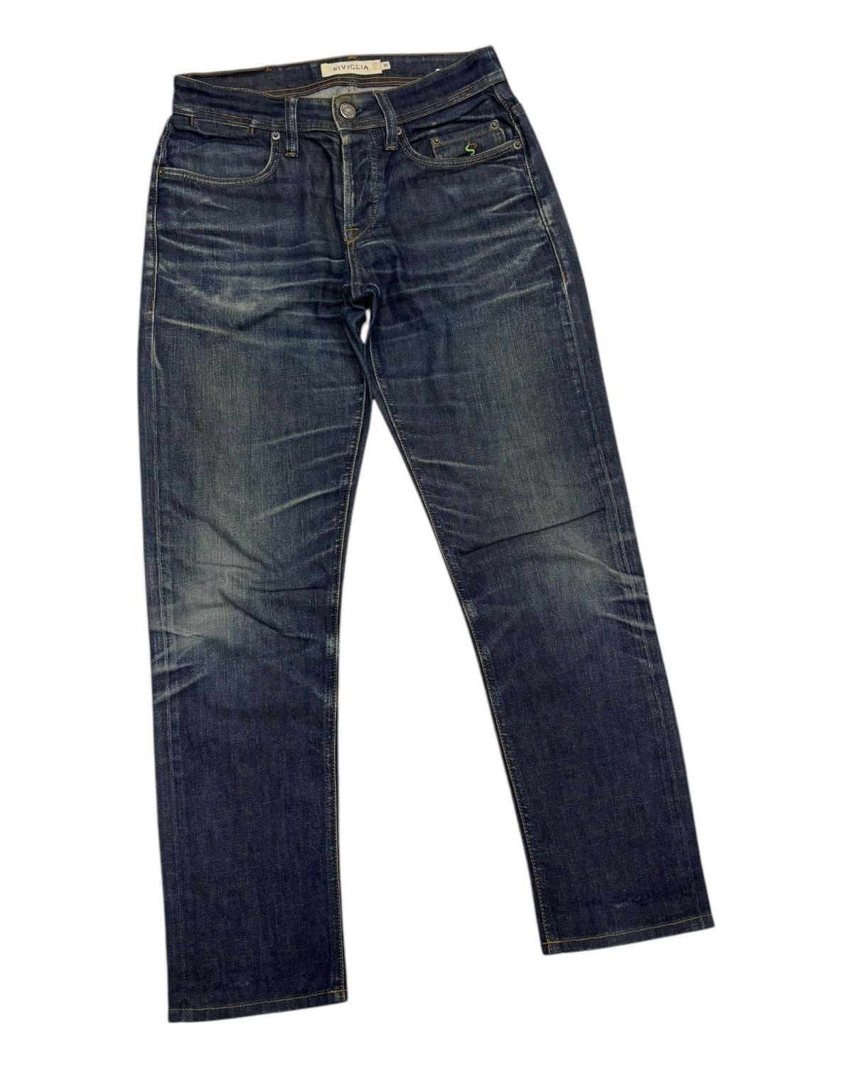 Siviglia 🔥SIVIGLIA MADE IN ITALY DISTRESSED DENIM JEANS Size US 28 / EU 44 - 5 Thumbnail