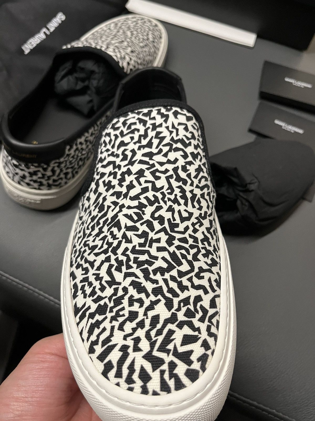 Hedi Slimane Rare Brand New Super Runway Saint Laurent Hedi Loafer Size US 11.5 / EU 44-45 - 15 Thumbnail