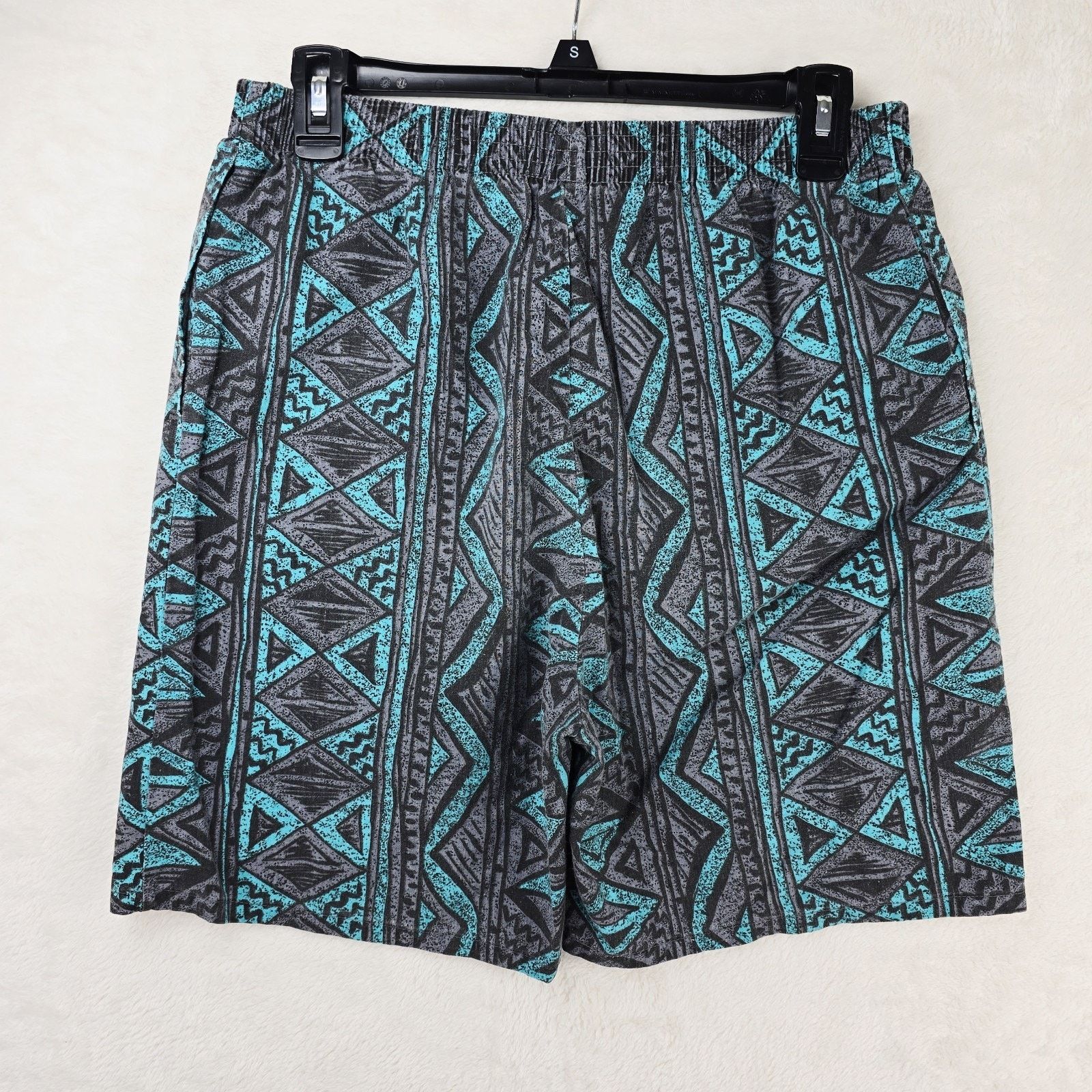 Other Vintage Surf Gear Geometric Cotton Swim Board Shorts Medium Size US 30 / EU 46 - 5 Thumbnail