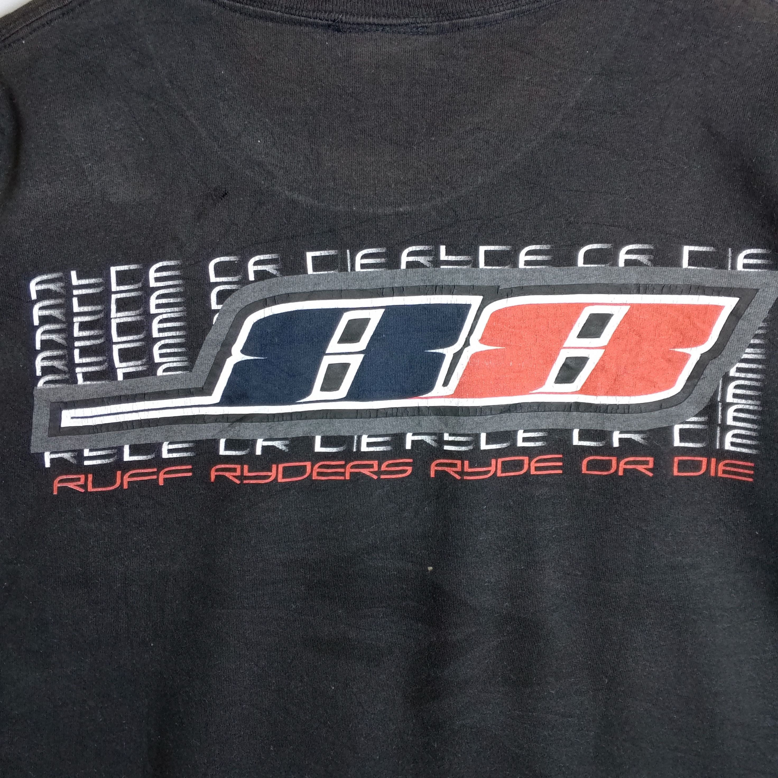 Ruff Ryders Trashed Faded and Distressed Ruff Ryders Ryde or Die Tee Size US XL / EU 56 / 4 - 6 Thumbnail