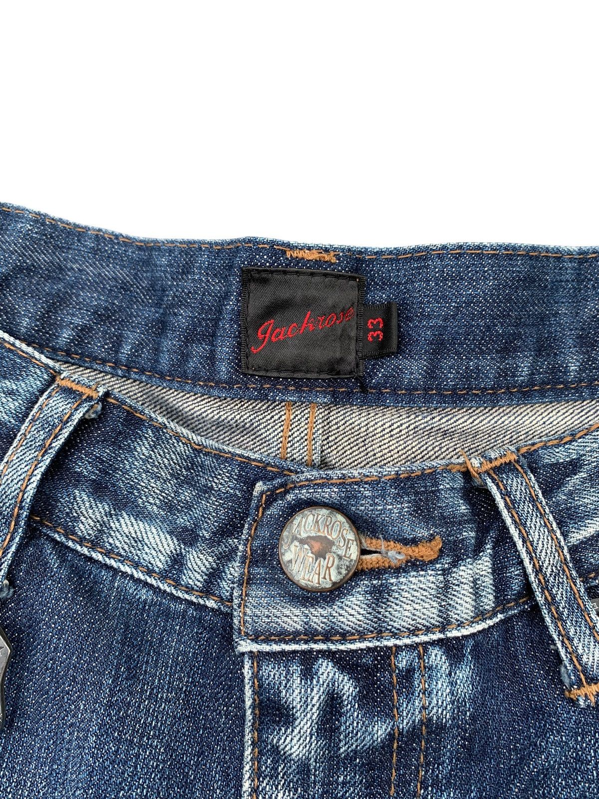 JACKROSE RARE💥FLARE JACKROSE TRASHER MUDWASH DISTRESSED DENIM Size US 32 / EU 48 - 13 Thumbnail