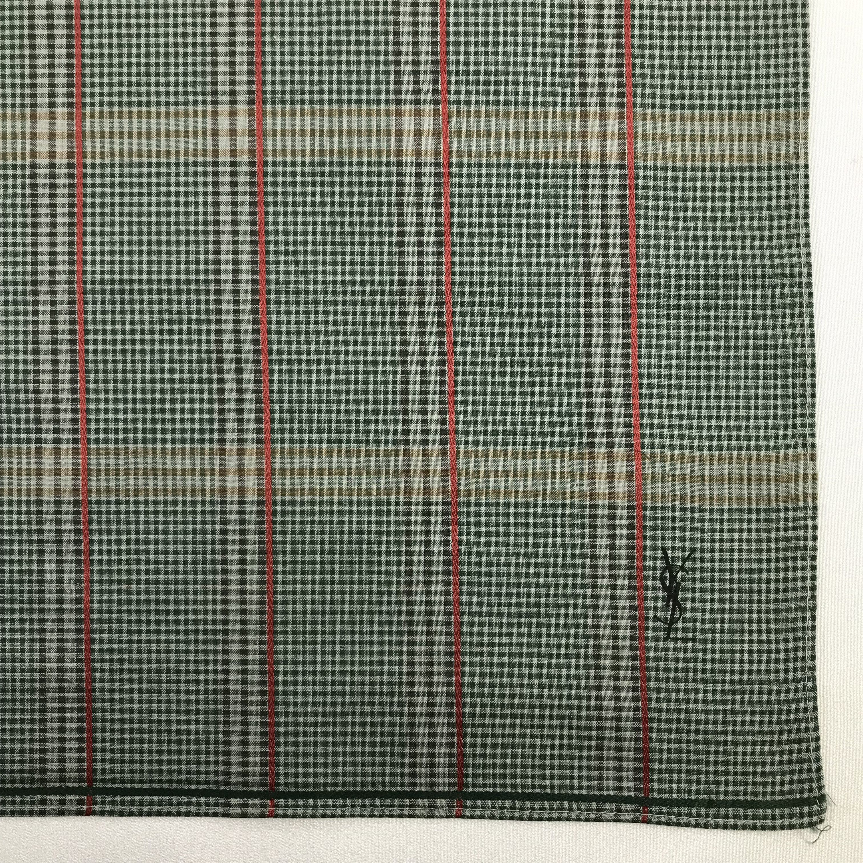 Yves Saint Laurent Yves Saint Laurent Handkerchief / Bandana / Neckerchief C553 Size ONE SIZE - 5 Thumbnail