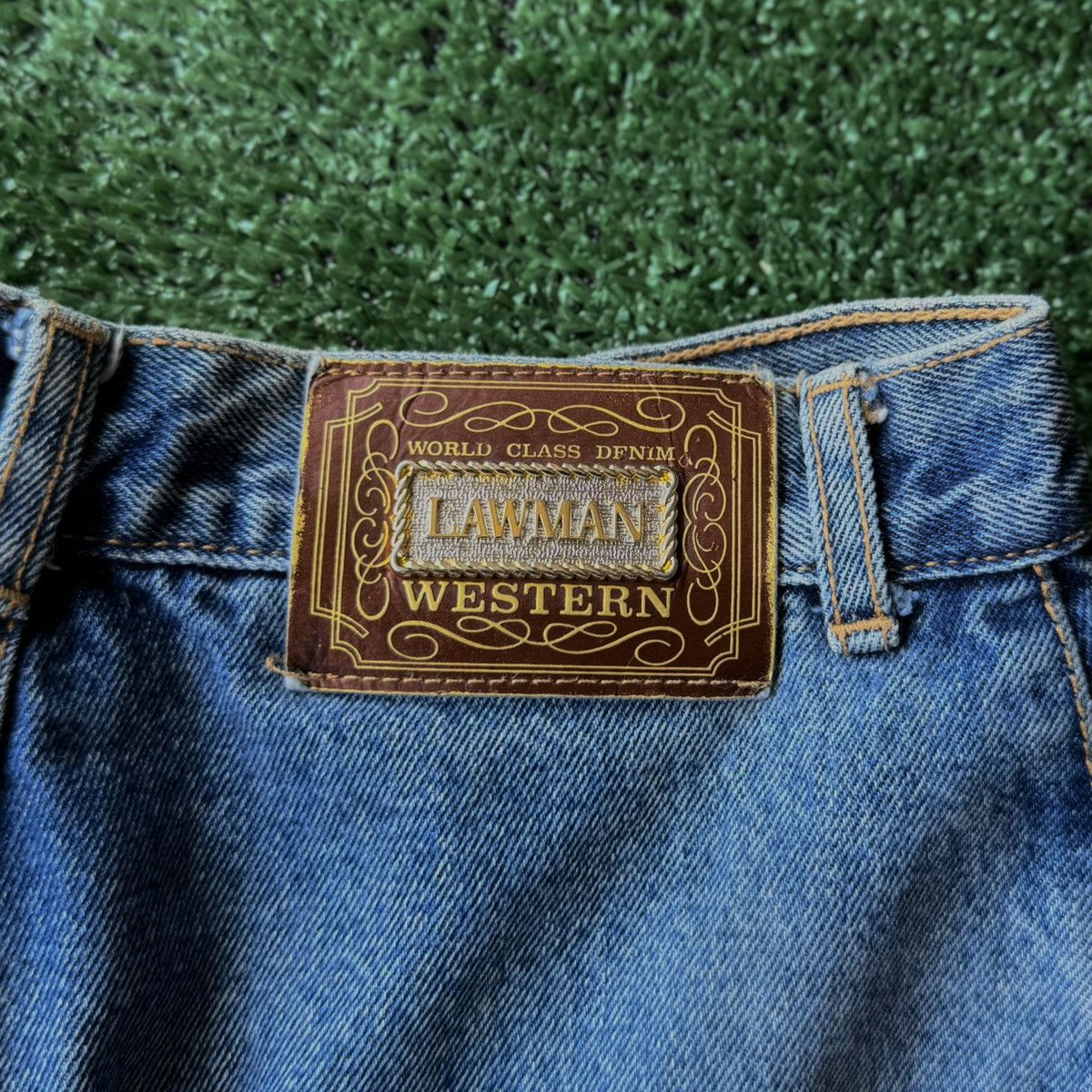 Vintage Vintage 70s Lawman Side-Button Authentic Western Jeans Size 30" / US 8 / IT 44 - 8 Thumbnail
