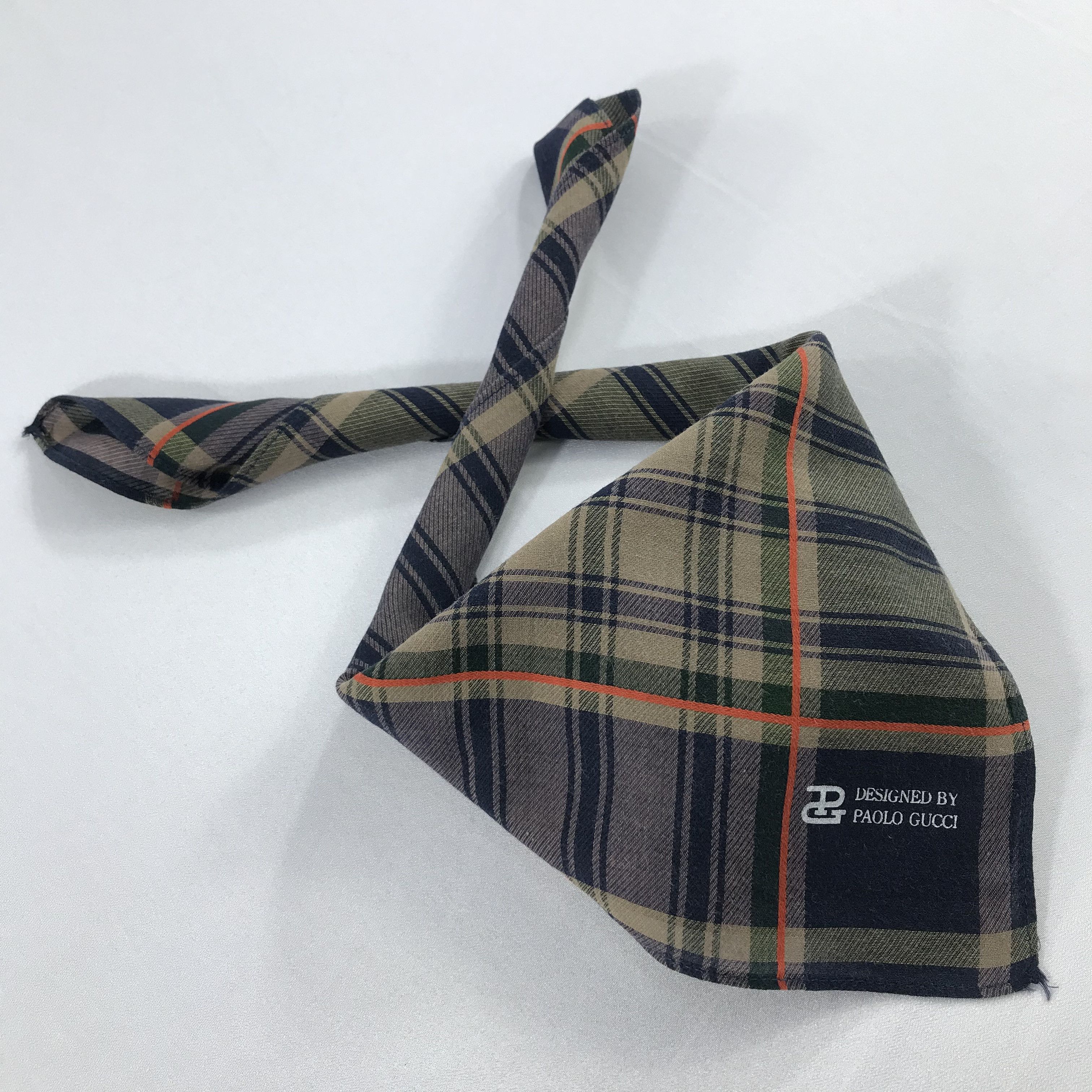 Paolo Gucci × Vintage Paolo Gucci Bandana / Handkerchief / Neckerchief - S1963 Size ONE SIZE - 4 Thumbnail