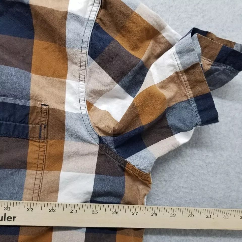 Carhartt Carhart Shirt Mens 2XL Check Button Up Short Sleeve Pocket Size US XXL / EU 58 / 5 - 8 Thumbnail
