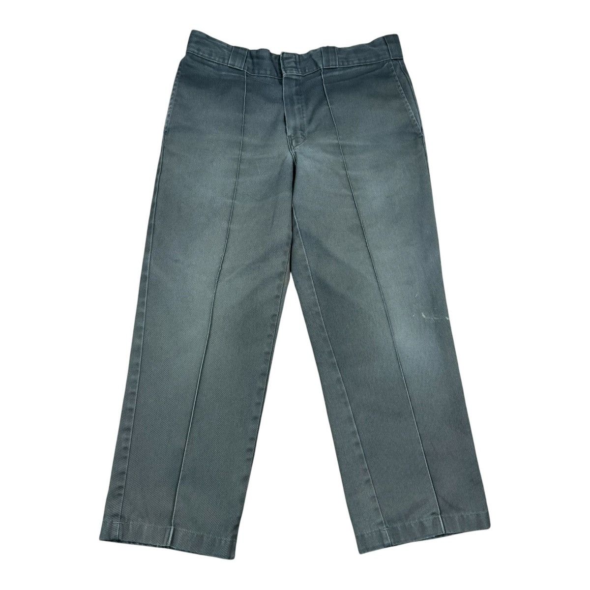 Dickies 2000s Dickies Faded Blue/Gray Pleated Straight Pants 31x26 Size US 31 - 3 Thumbnail