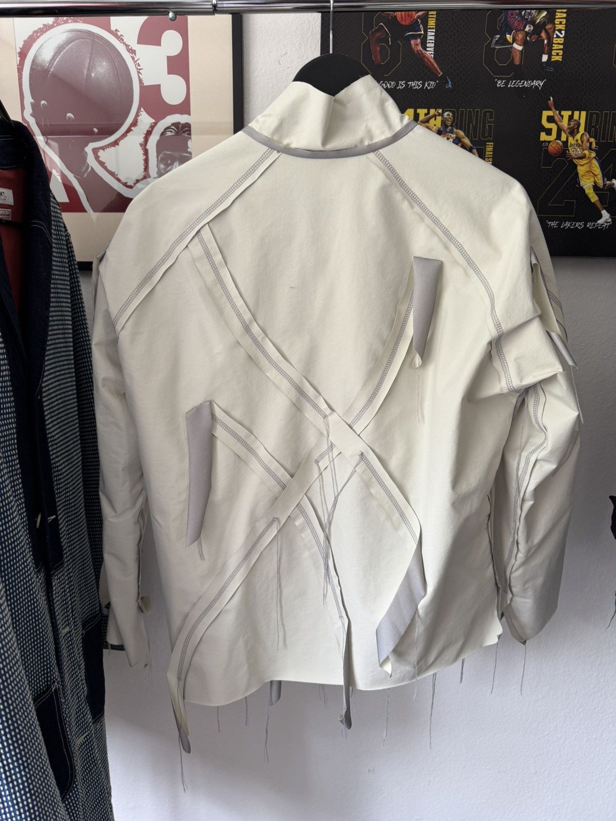 Sulvam SULVAM LOOSE THREAD CUTTING SHORT JACKET Size US L / EU 52-54 / 3 - 4 Thumbnail
