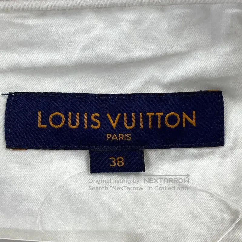 Louis Vuitton Louis Vuitton White Cotton Wide. Size 30" / US 8 / IT 44 - 4 Thumbnail
