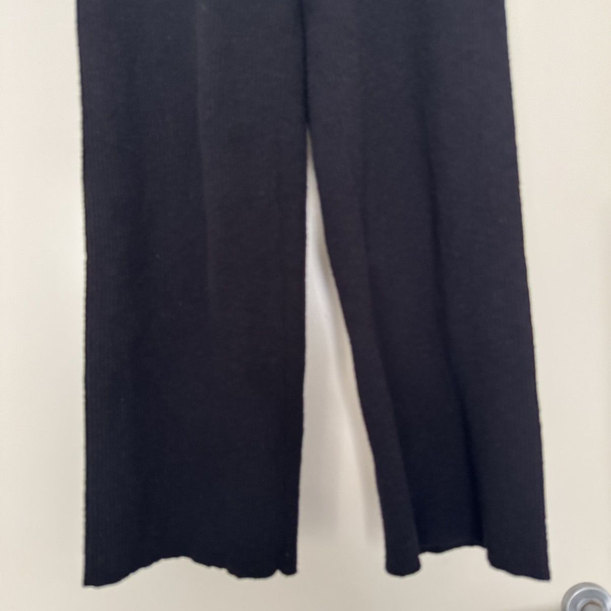 Other Seed Ribbed Cotton Nylon Knit Cropped Pants Size 27" / US 4 / IT 40 - 4 Thumbnail