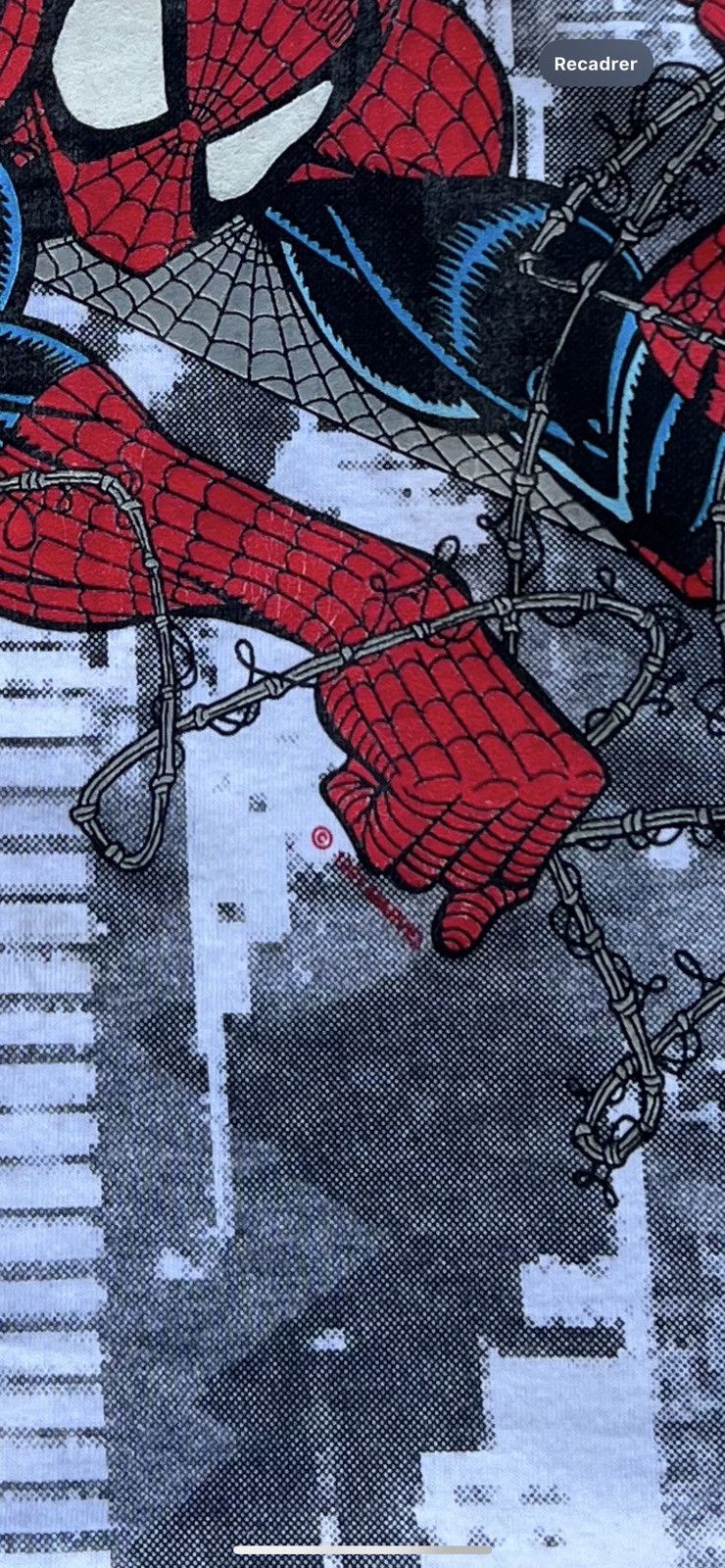 Anvil × Vintage Vintage marvel Anvil Spiderman Single stitch made in usa aop Size US XL / EU 56 / 4 - 6 Thumbnail