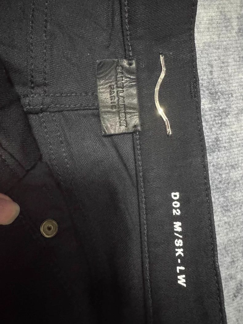 Saint Laurent Paris Saint Laurent Paris 18ss Stretch Black Foundation Jeans Nex Size US 31 - 6 Thumbnail
