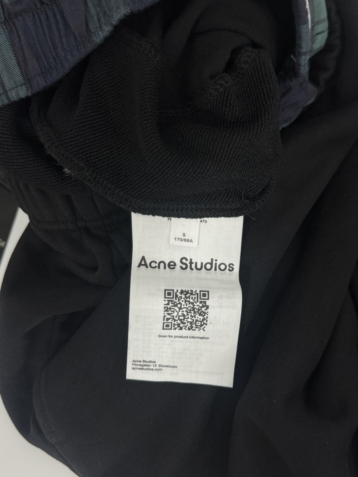 Acne Studios ✅ Acne Studios Double Waist Sweatpants Black Blue S Size US 32 / EU 48 - 8 Thumbnail