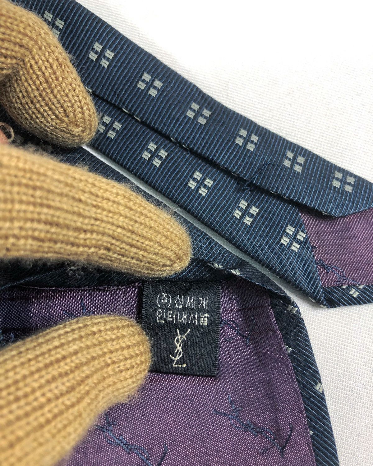 Yves Saint Laurent Rare Vintage Yves Saint Laurent YSL Silk Tie Size ONE SIZE - 7 Thumbnail