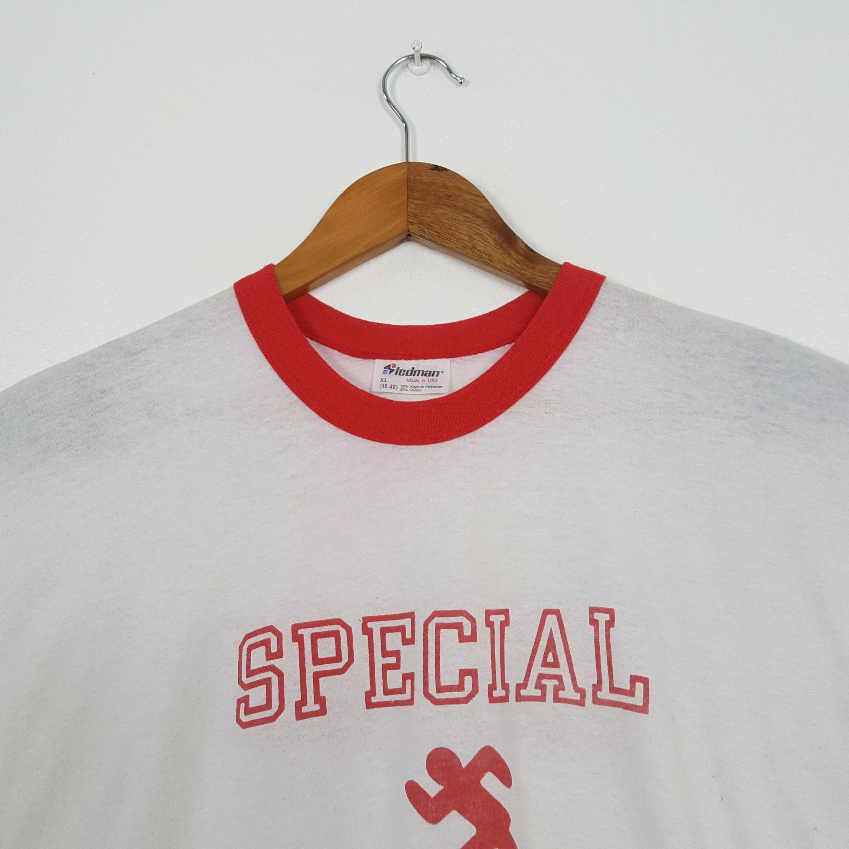 Vintage Vintage Special Olympics Stedman T-Shirt C319N15 Size US L / EU 52-54 / 3 - 2 Thumbnail