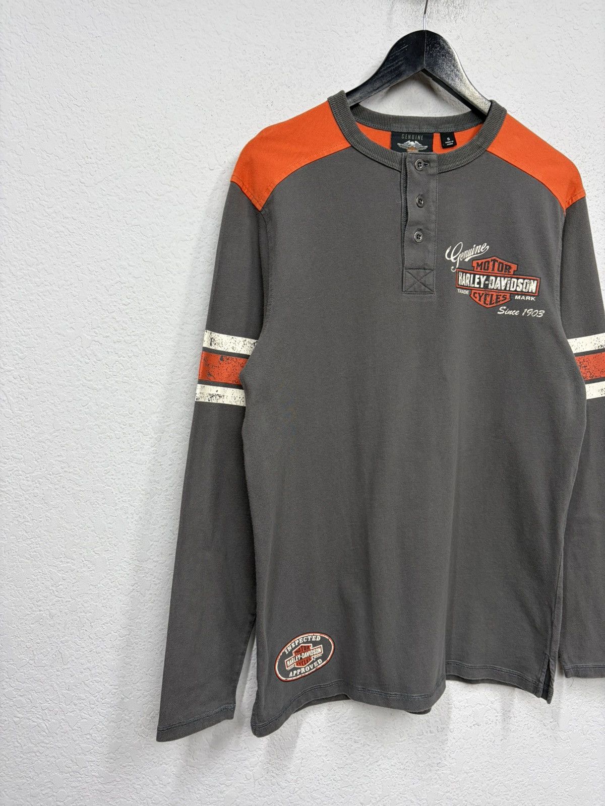 Harley Davidson Vintage Harley-Davidson Long Sleeve Tee Biker Graphic Y2K Size US L / EU 52-54 / 3 - 6 Thumbnail