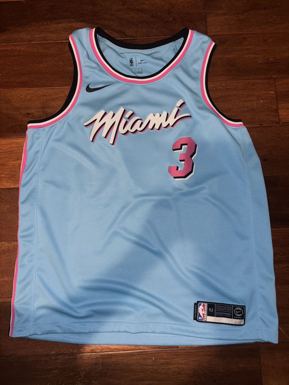 Dwyane Wade Nike Blue 2019/20 City Edition Swingman Jersey