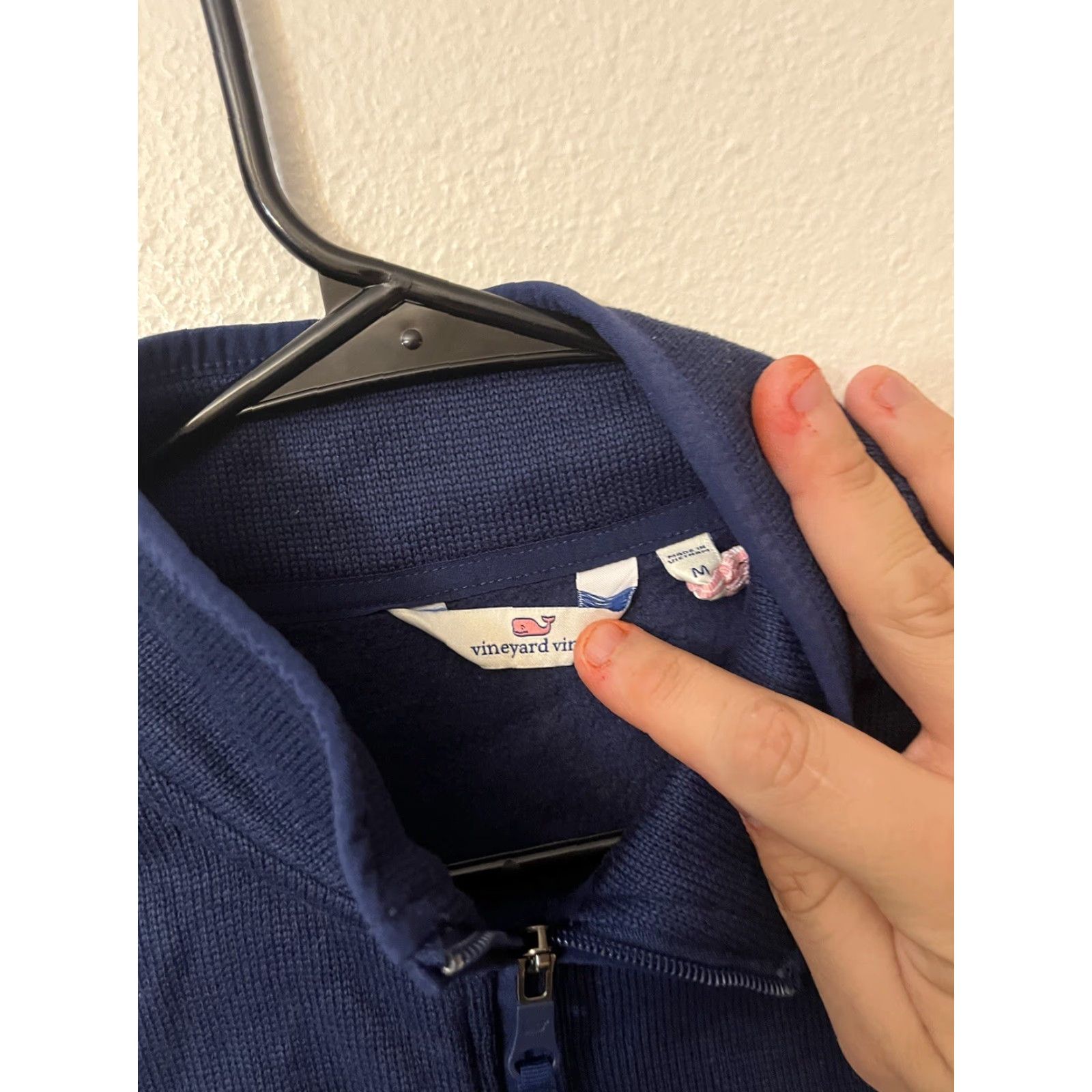 Vineyard Vines Vineyard Vines Vest Womens Medium Blue Fleece Outdoor Campcore Full Zip Size M / US 6-8 / IT 42-44 - 2 Thumbnail